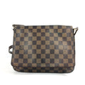 Louis Vuitton Brown Ebene Damier Canvas Pochette Shoulder Bag (Pre-Owned)