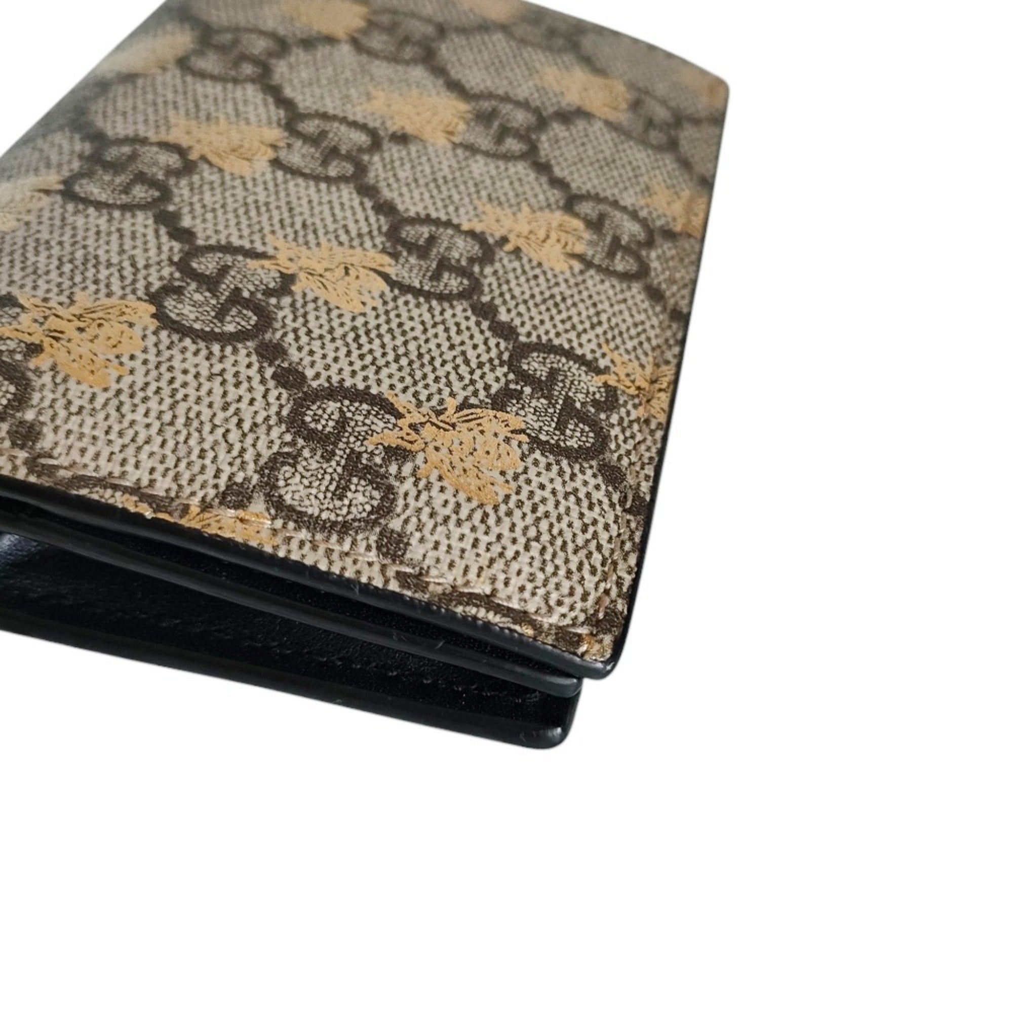 Gucci Beige Brown Gg Supreme Wallet (Bi-Fold) (Pre-Owned)