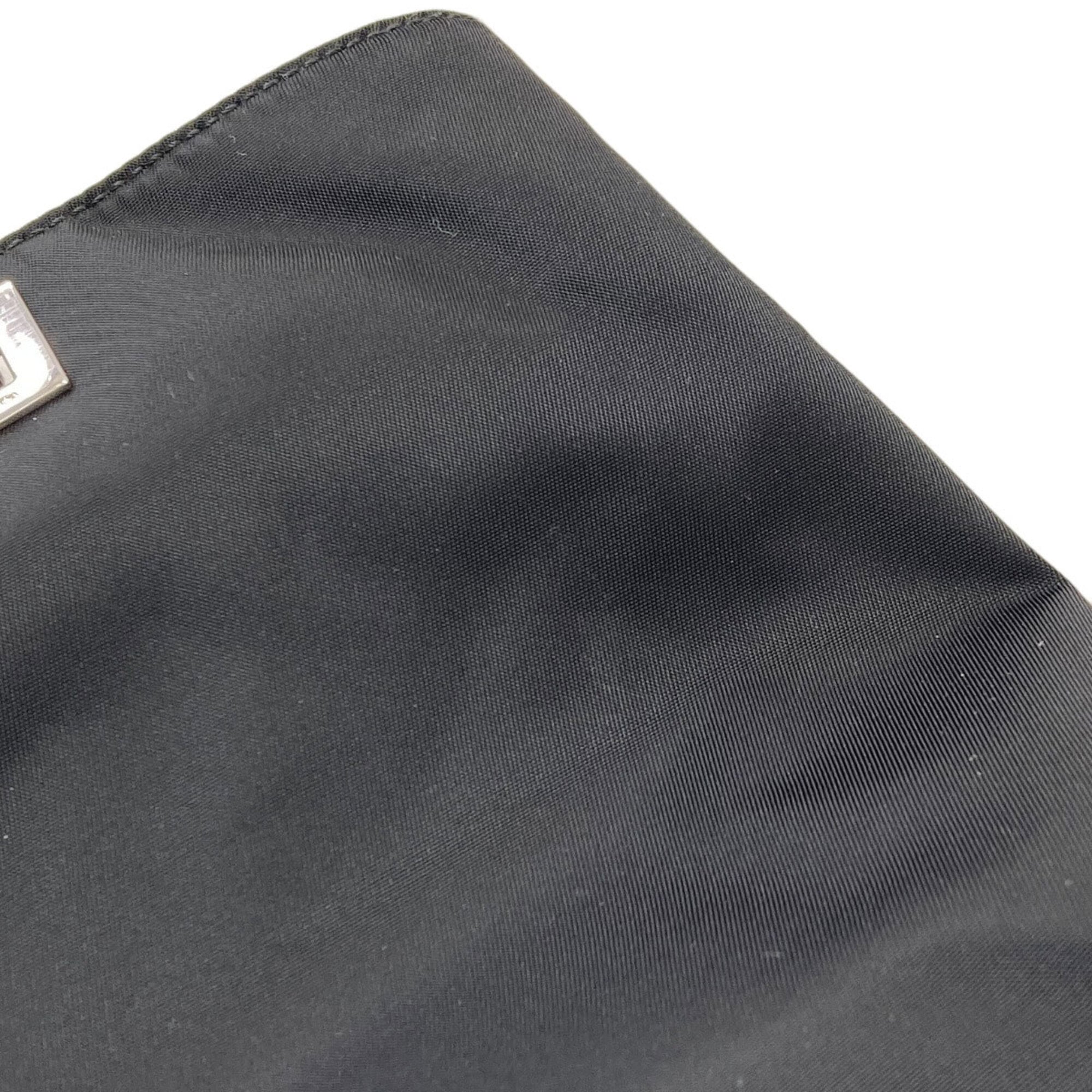 Prada Black Nylon Tote Bag (Pre-Owned)