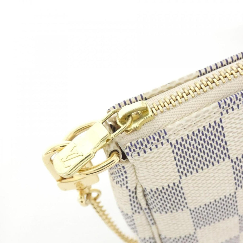 Louis Vuitton Azur Coated Canvas Pochette Pouch (Pre-Owned)