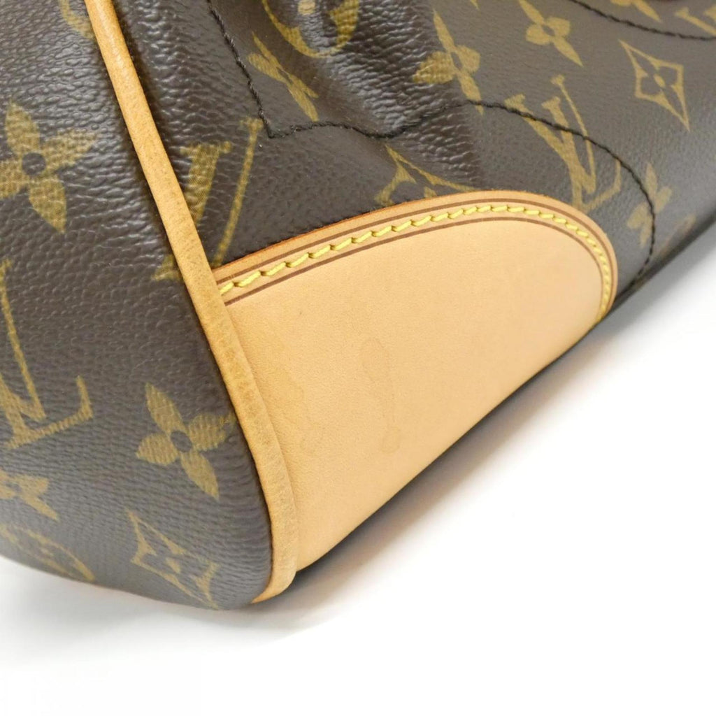 Louis Vuitton Marron Coated Canvas Shoulder Bag (Pre-Owned)