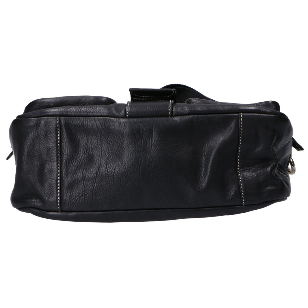 Prada Black Leather Shoulder Bag (Pre-Owned)