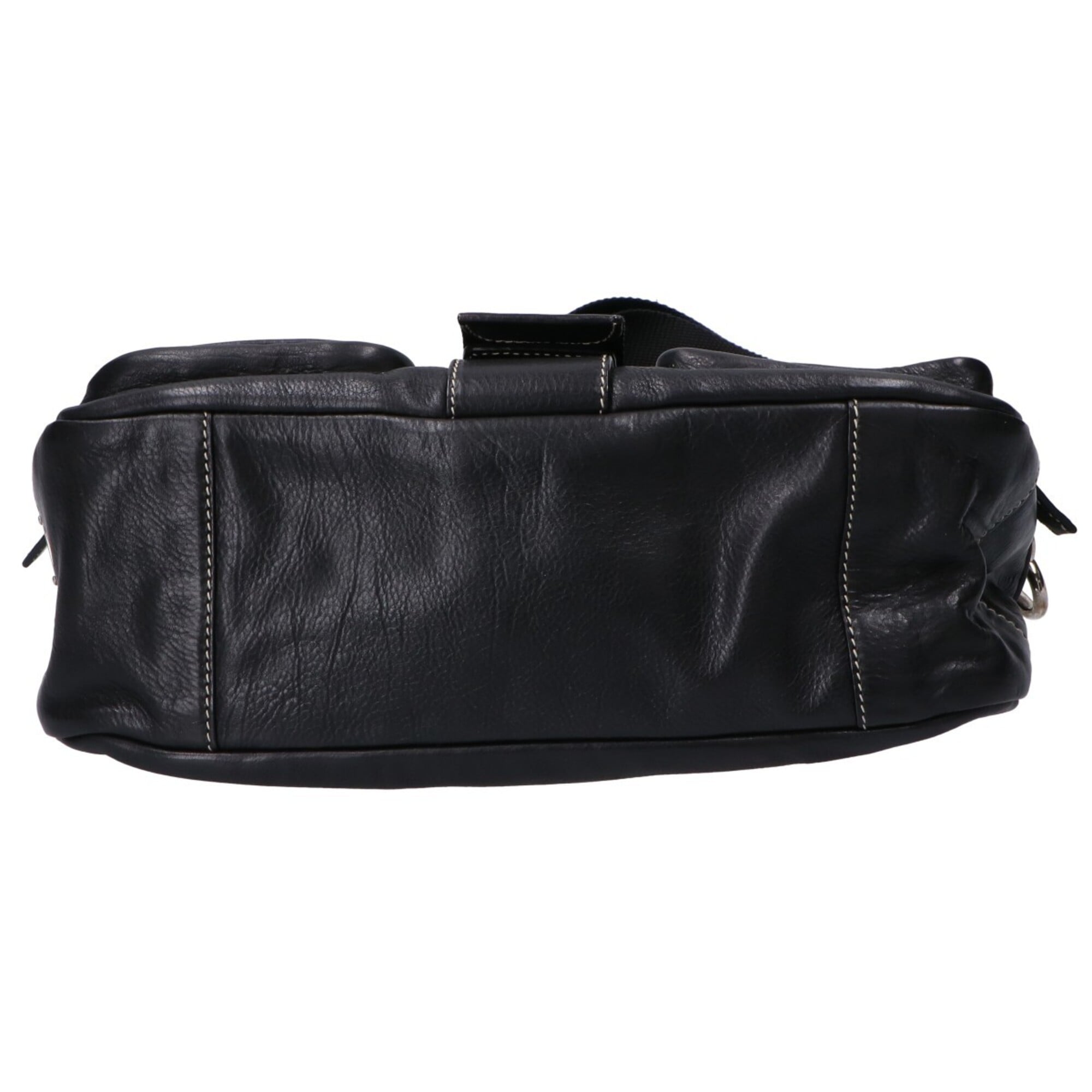 Prada Black Leather Shoulder Bag (Pre-Owned)