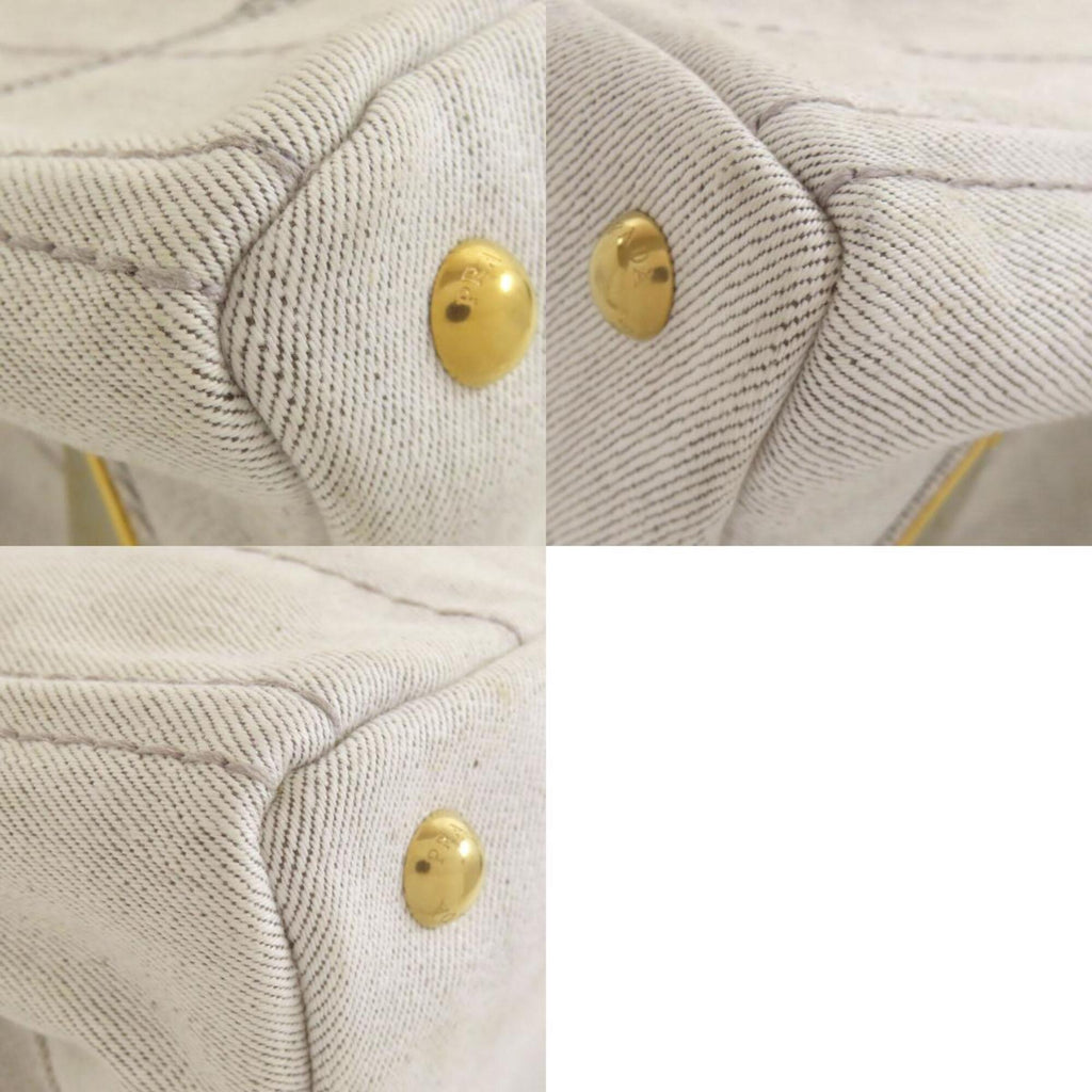 Prada Gray Denim Handbag (Pre-Owned)