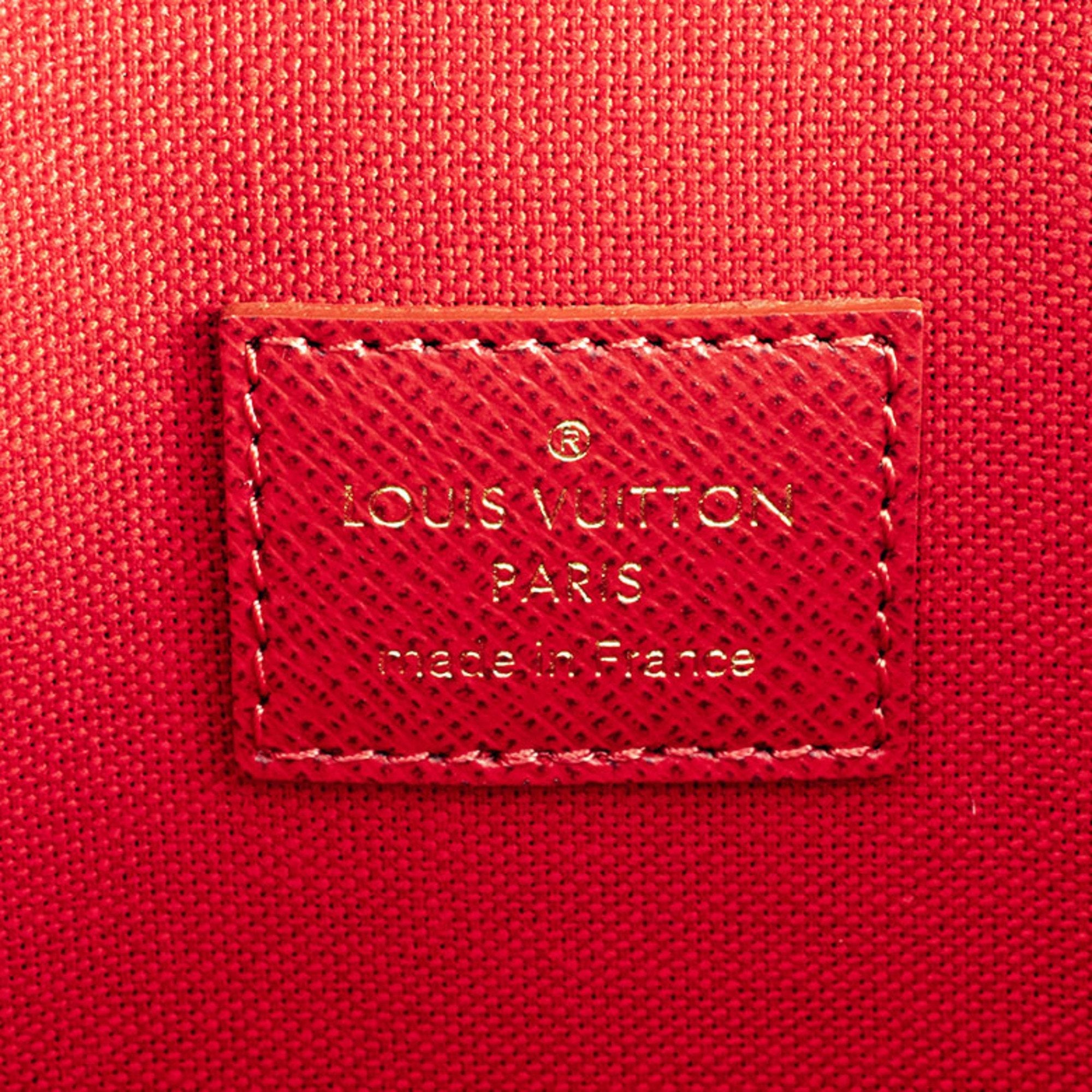 Louis Vuitton Brown Damier Canvas Ebene Damier Canvas Shoulder Bag (Pre-Owned)