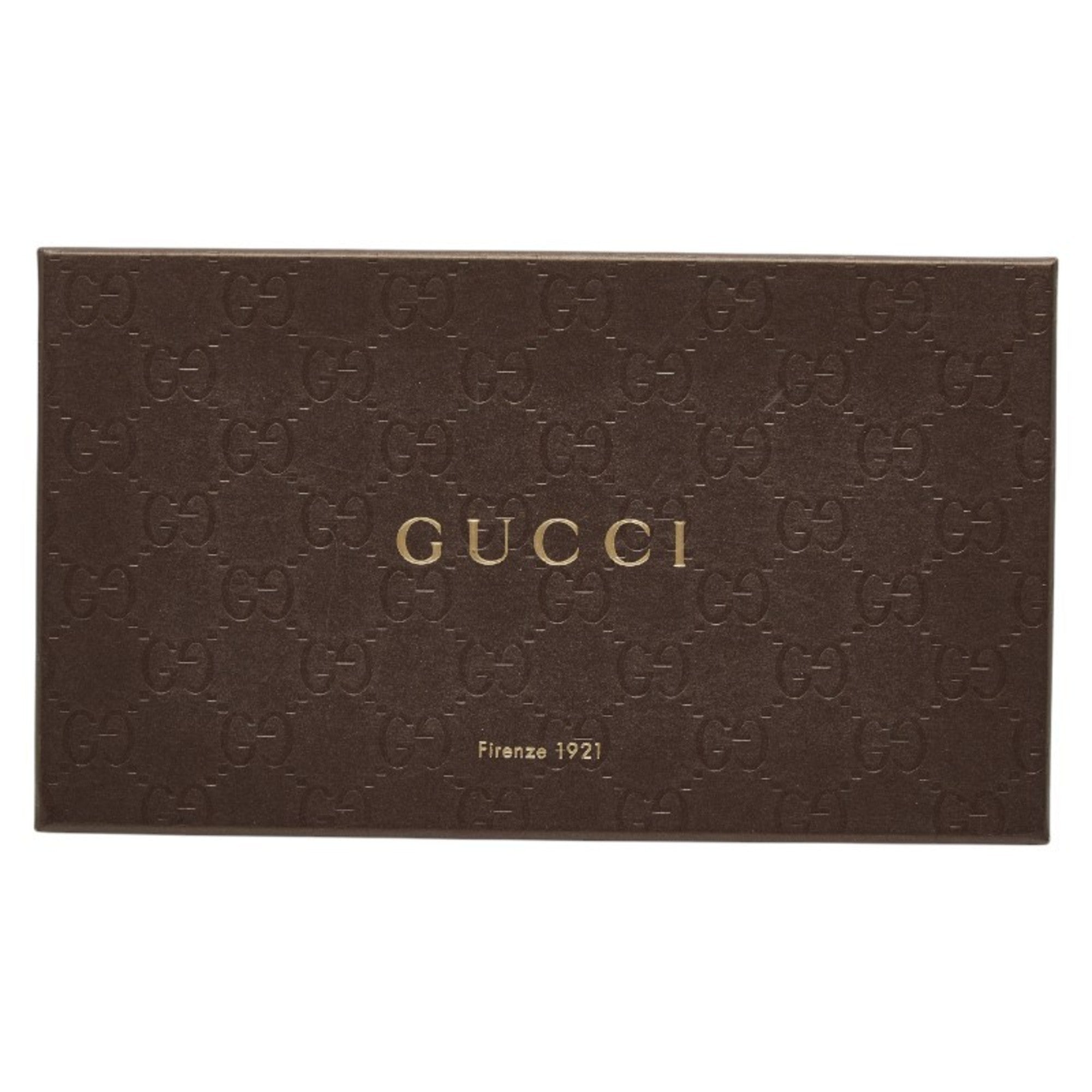 Gucci Brown Canvas Leather Long Wallet (Bi-Fold) (Pre-Owned)
