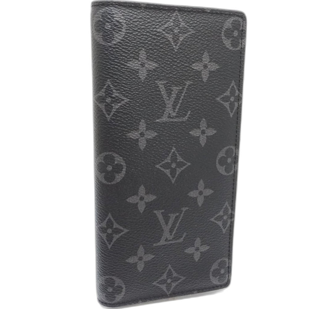 Louis Vuitton Monogram Eclipse Black Monogram Eclipse Monogram Eclipse Long Wallet (Bi-Fold) (Pre-Owned)