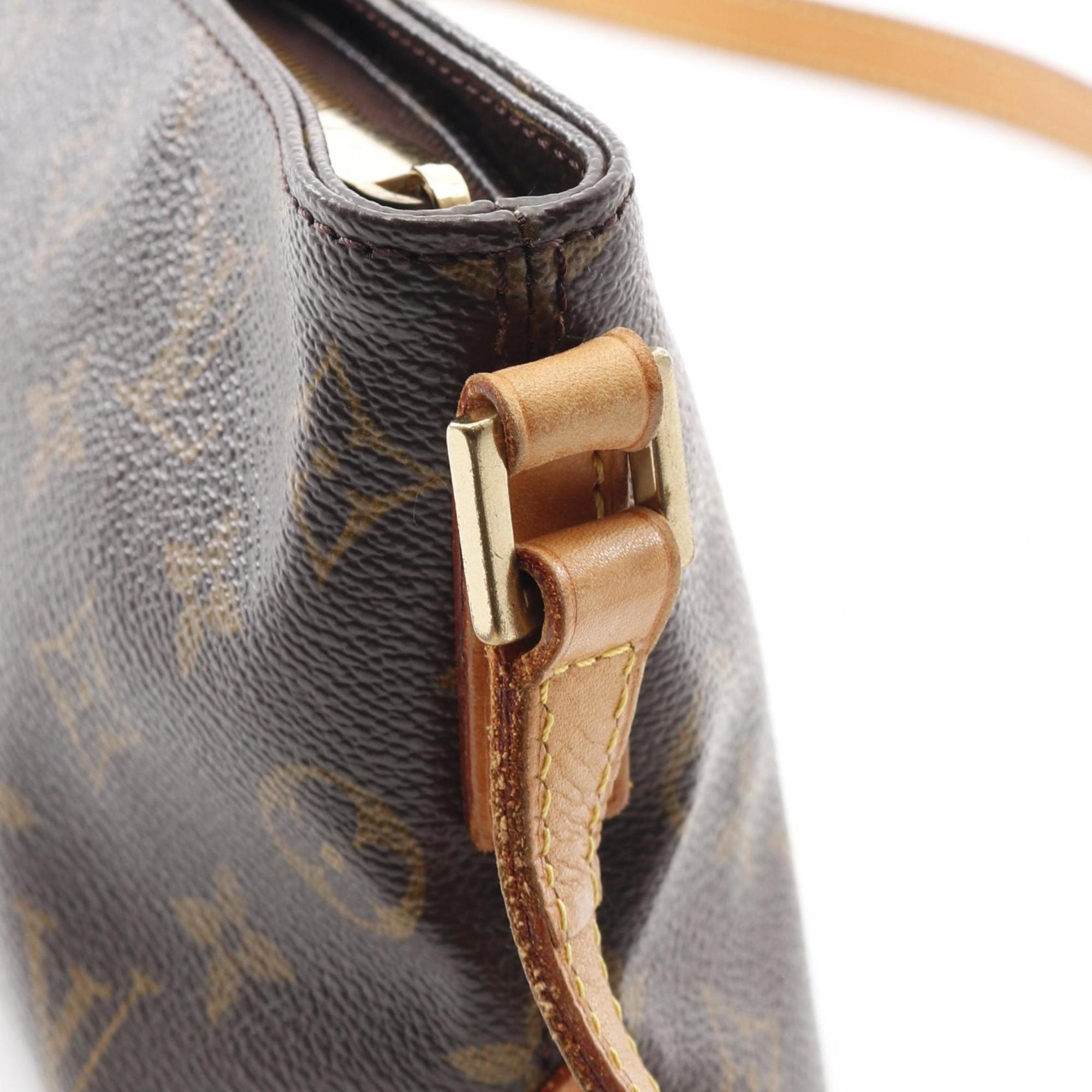 Louis Vuitton Brown Coated Canvas Pvc Leather Shoulder Bag (Pre-Owned)