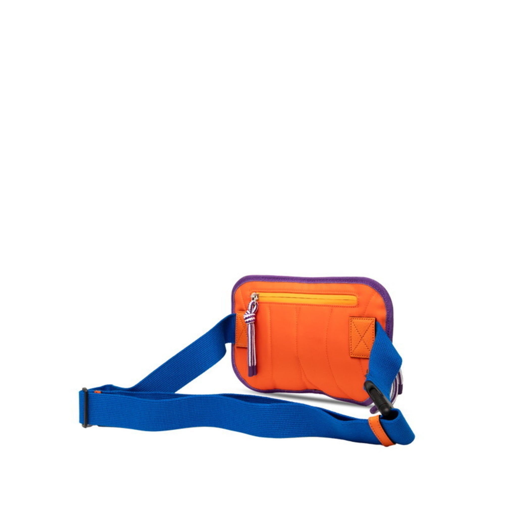 Gucci Blue Orange Purple Nylon Rubber Sling Bag (Pre-Owned)