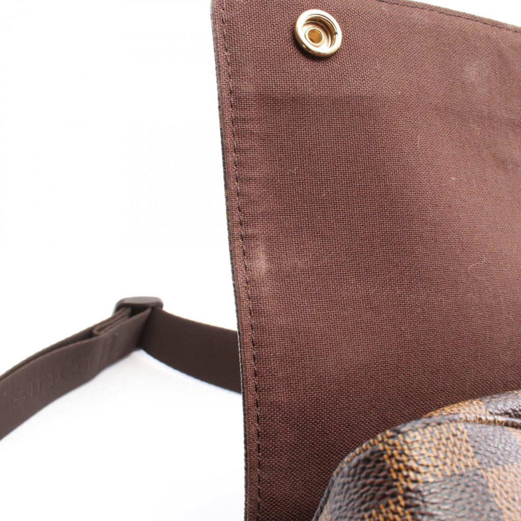 Louis Vuitton Brown Ebene Coated Canvas Leather Shoulder Bag (Pre-Owned)