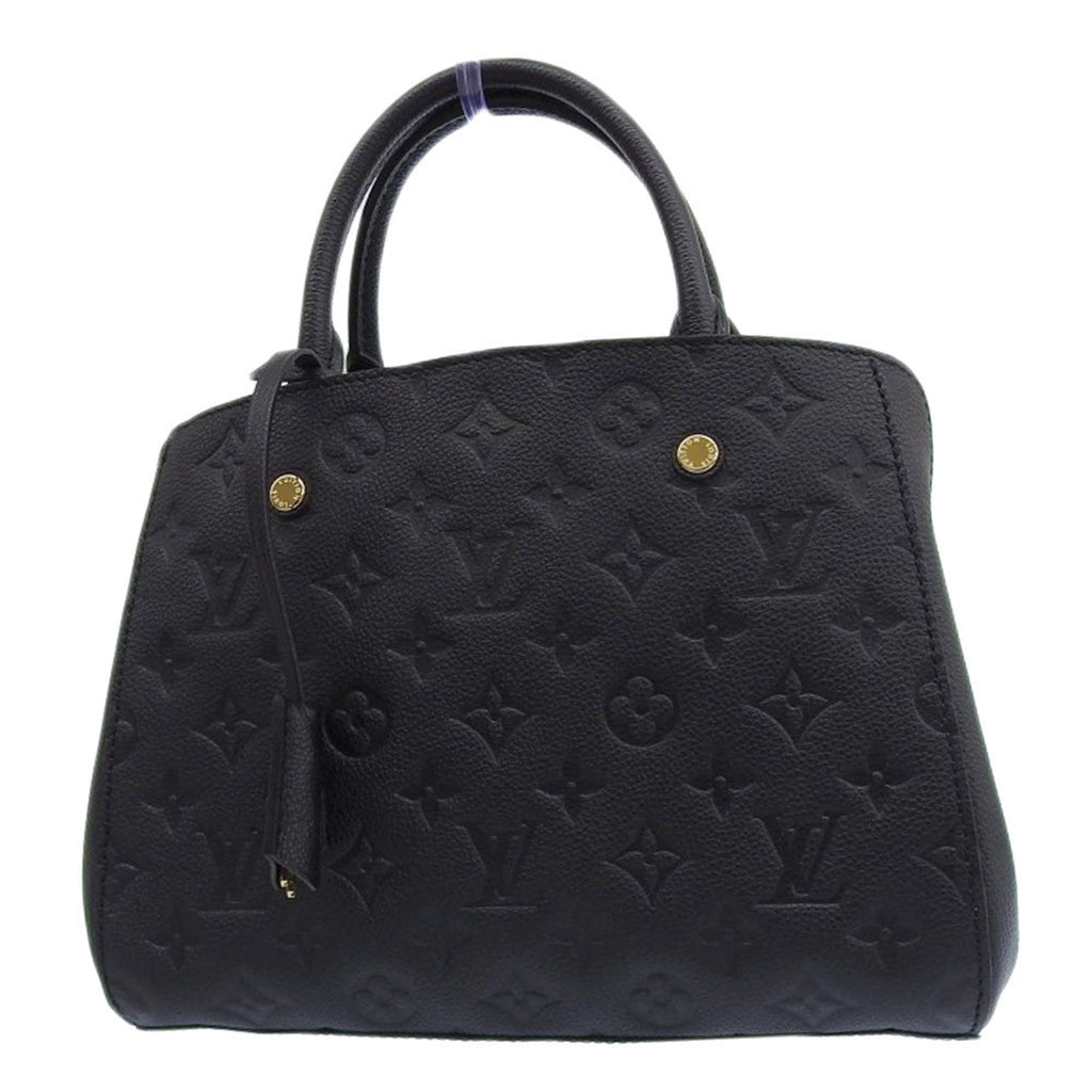 Louis Vuitton Monogram Empreinte Black Noir Leather Handbag (Pre-Owned)