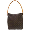 Louis Vuitton Brown Monogram Shoulder Bag (Pre-Owned)