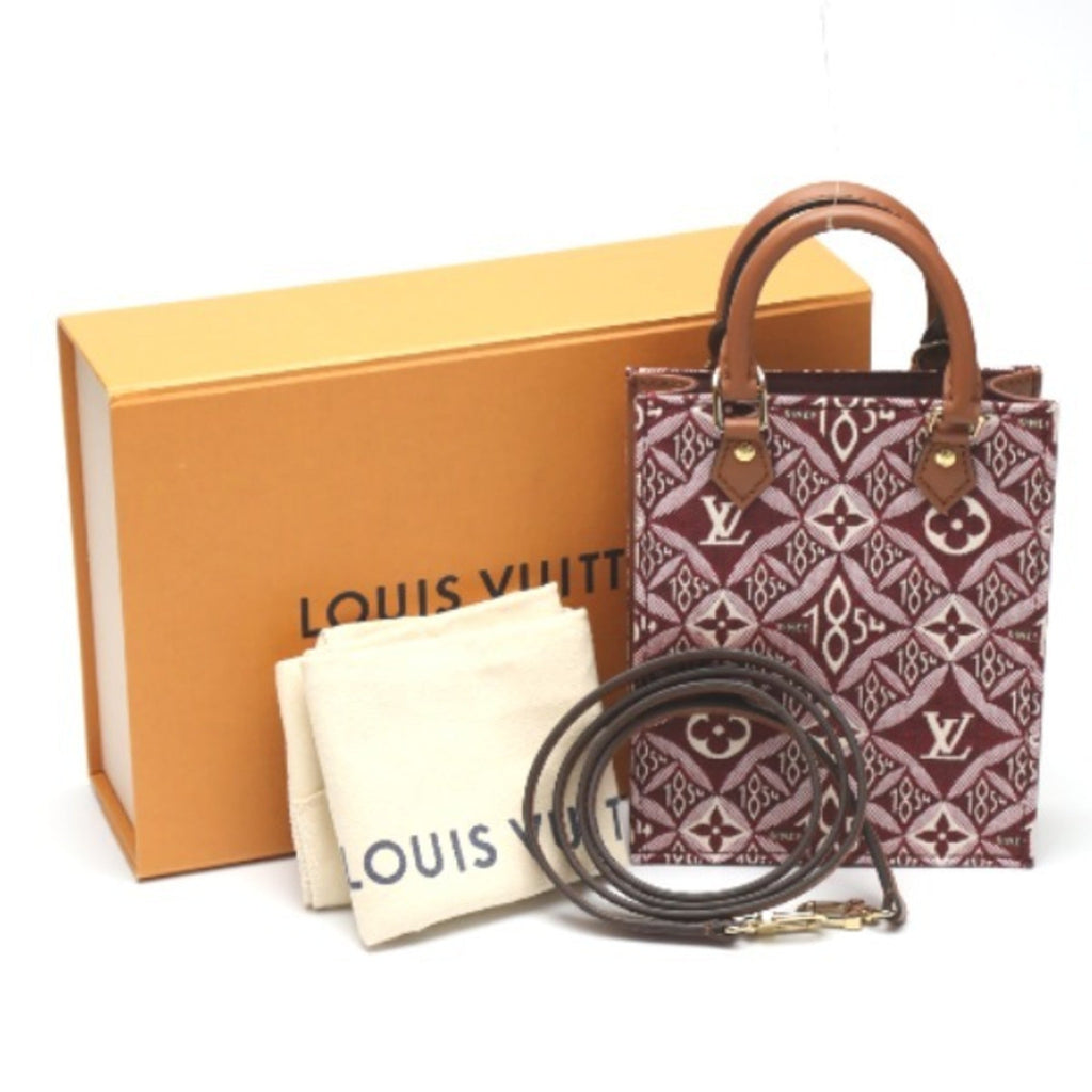 Louis Vuitton Red Color Leather Shoulder Bag (Pre-Owned)