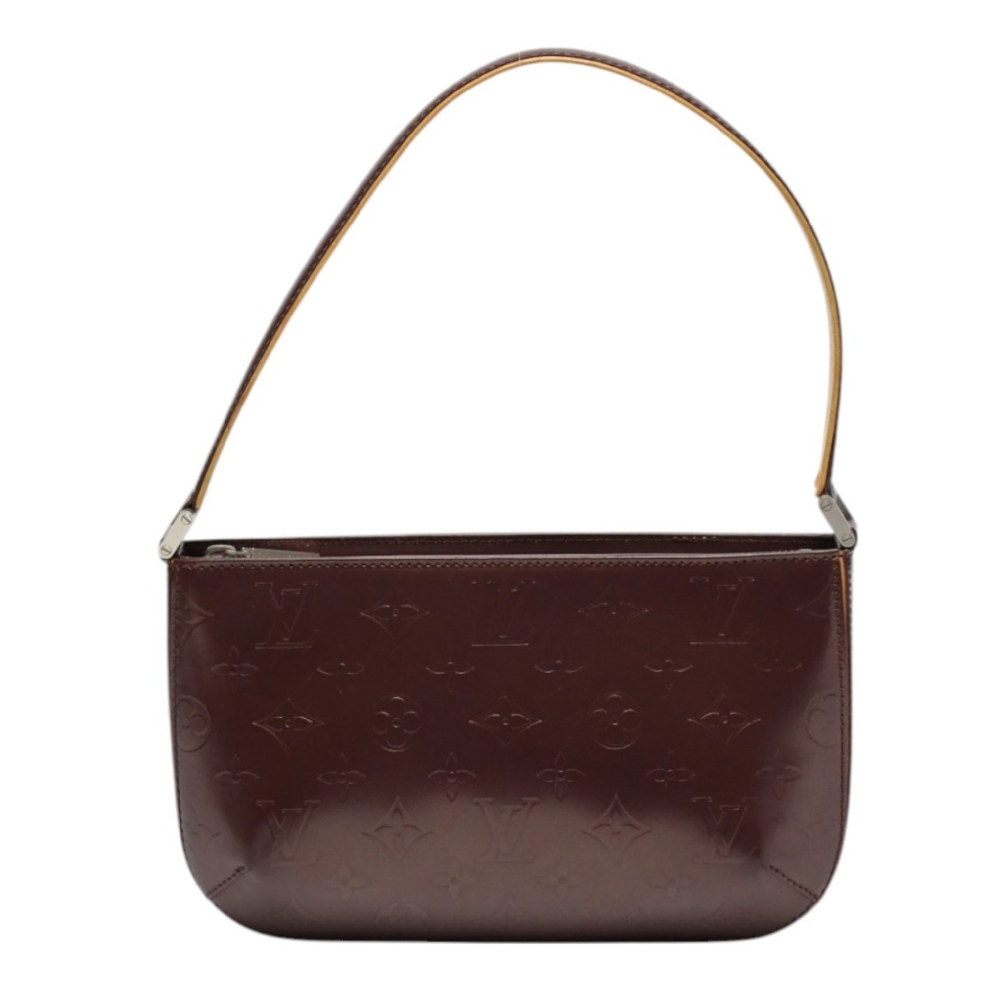 Louis Vuitton Monogram Red Color Violet Monogram Mat Handbag (Pre-Owned)