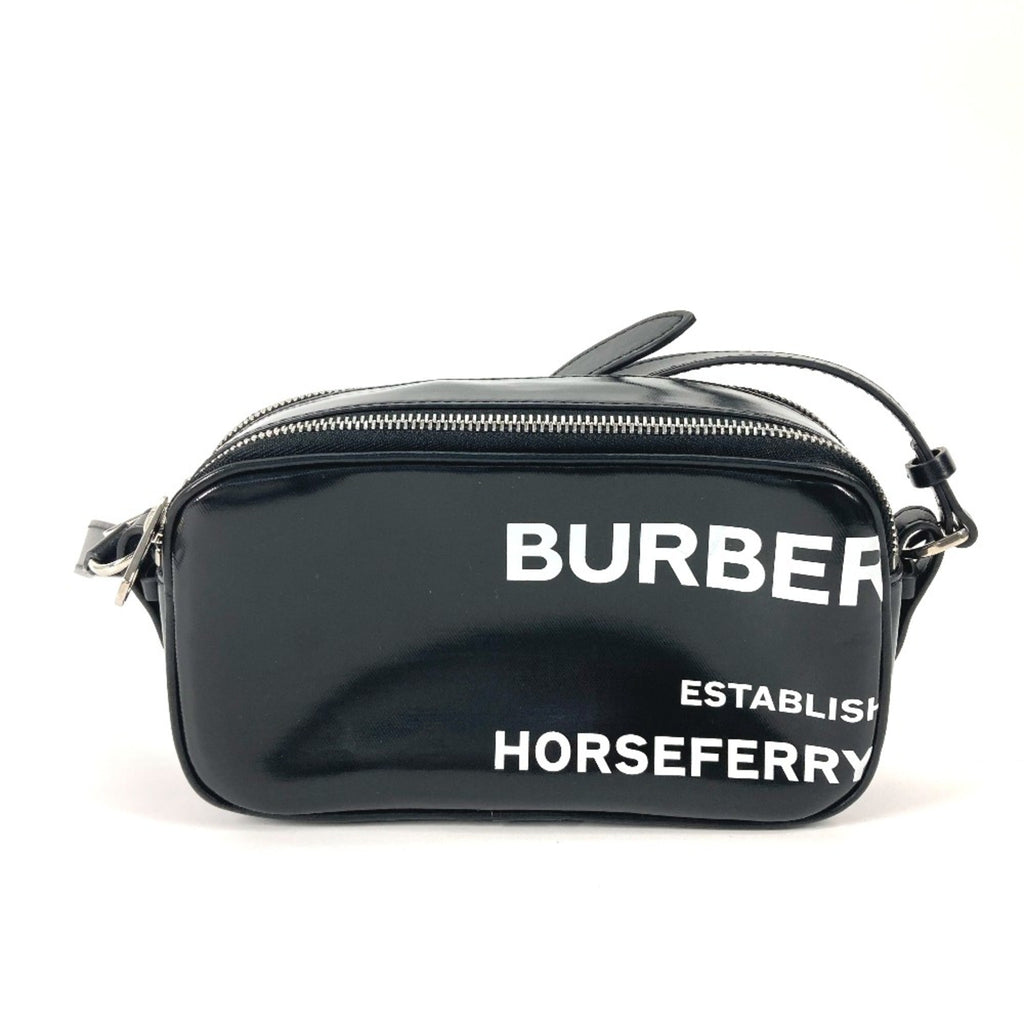 Burberry Black Leather Shoulder Bag (Pre-Owned)