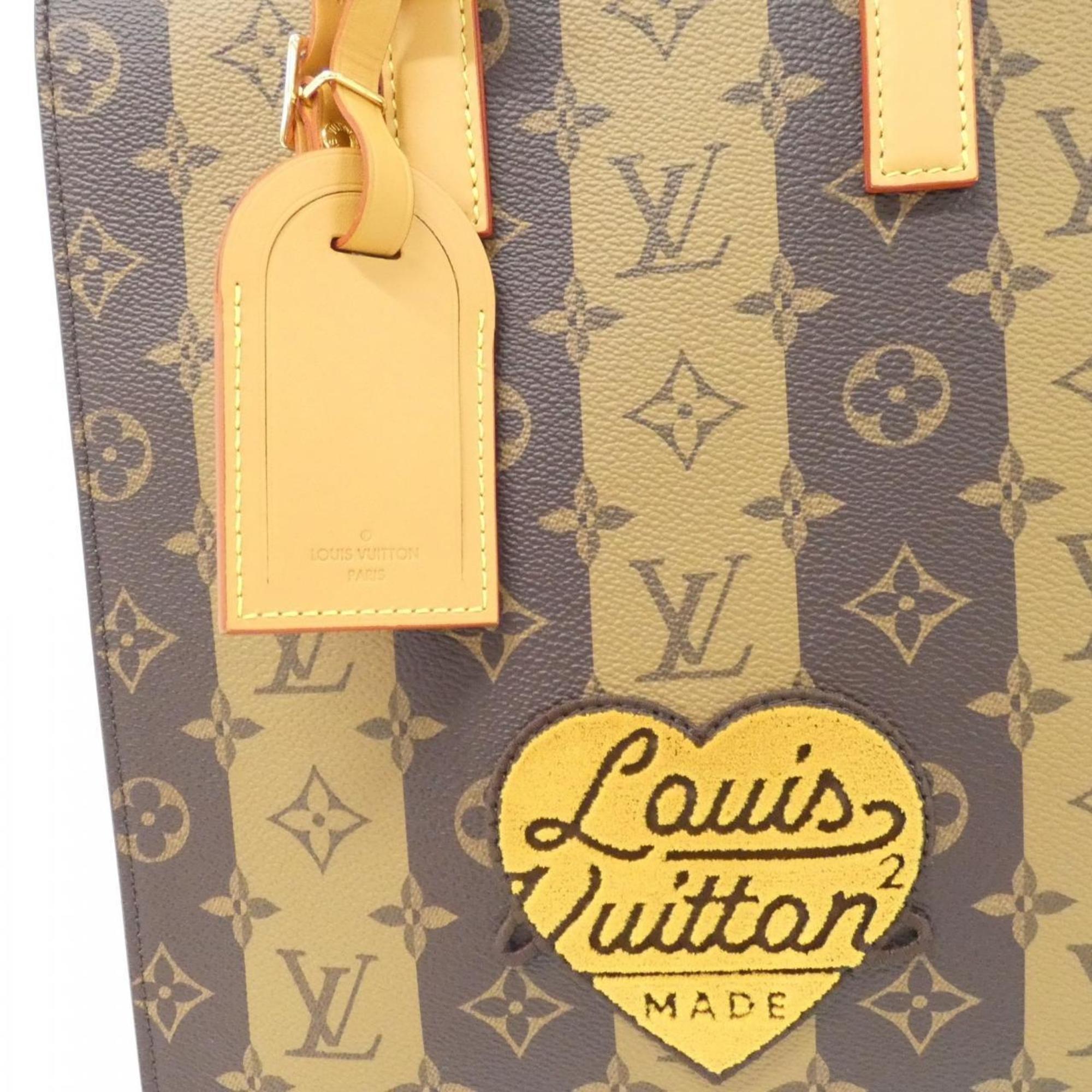 Louis Vuitton Monogram Marron Coated Canvas Handbag (Pre-Owned)