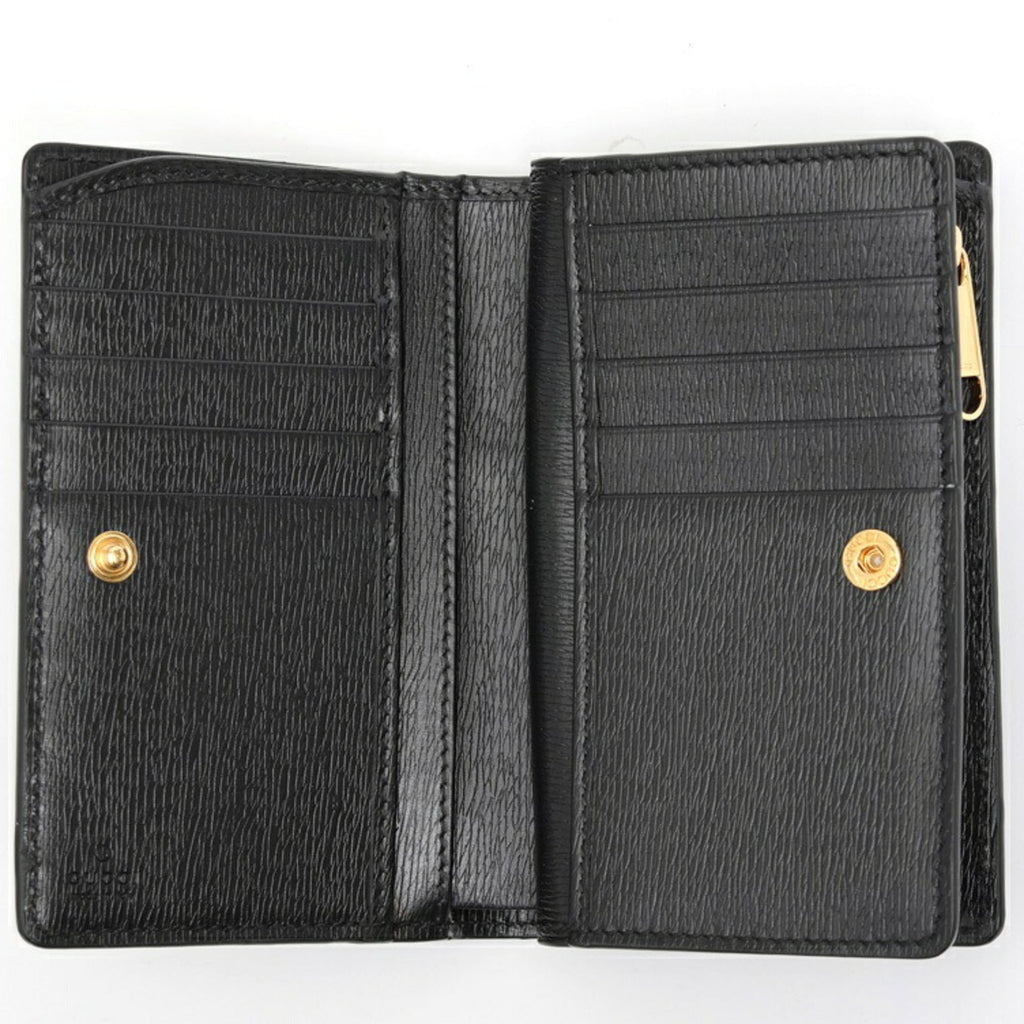 Gucci Black Leather Wallet (Bi-Fold) (Pre-Owned)