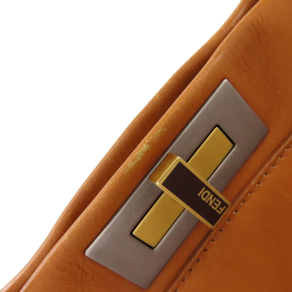Fendi Brown Leather Handbag (Pre-Owned)