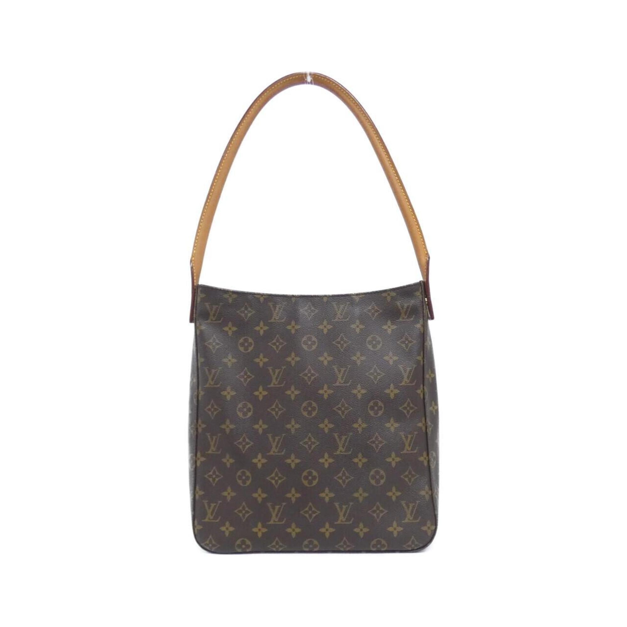 Louis Vuitton Marron Coated Canvas Shoulder Bag (Pre-Owned)