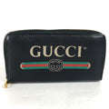 Gucci Black Leather Long Wallet (Bi-Fold) (Pre-Owned)