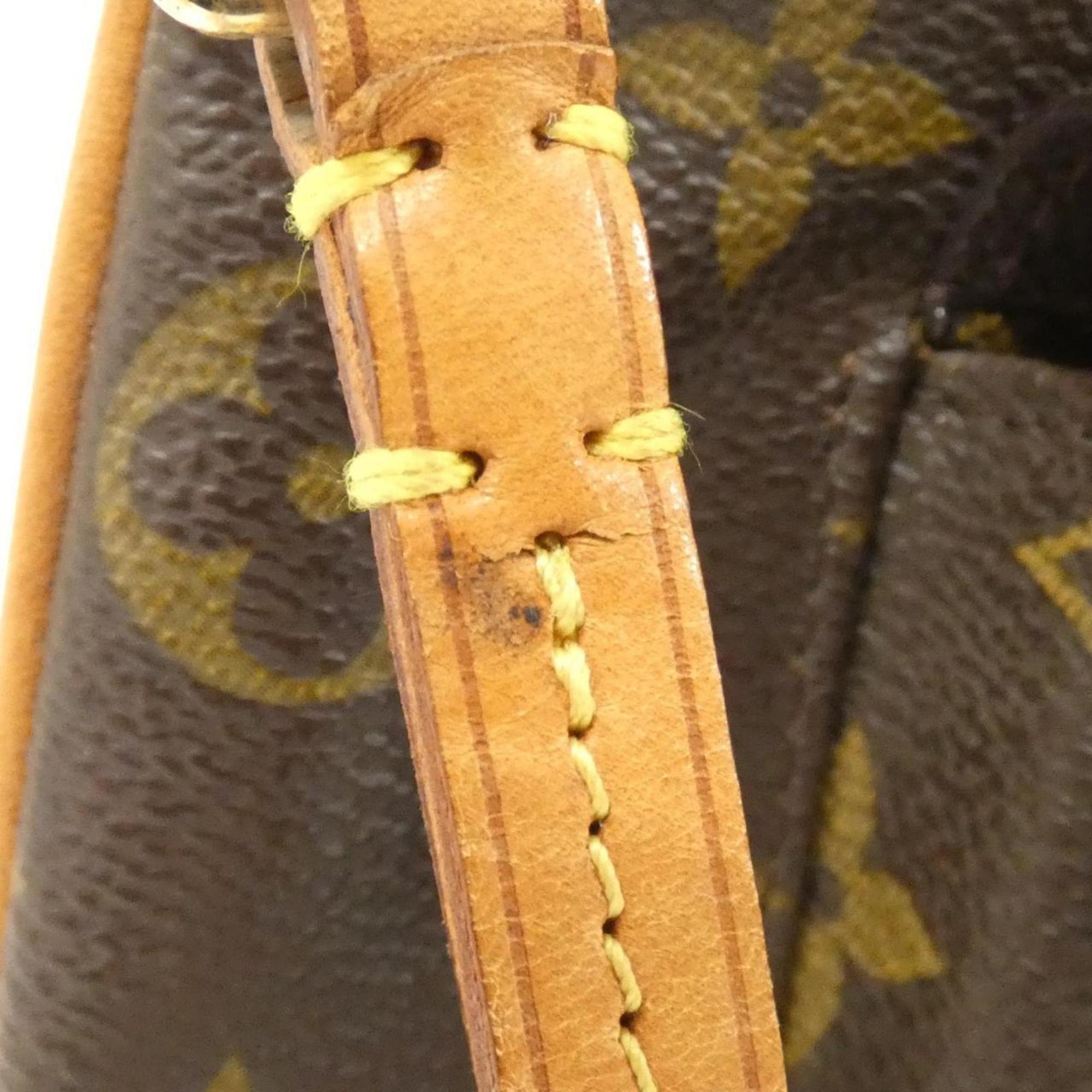 Louis Vuitton Marron Coated Canvas Handbag (Pre-Owned)