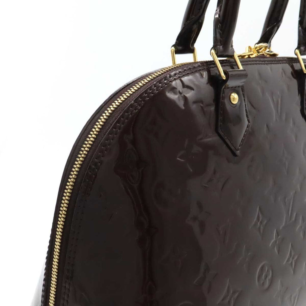 Louis Vuitton Amarante Monogram Vernis Handbag (Pre-Owned)