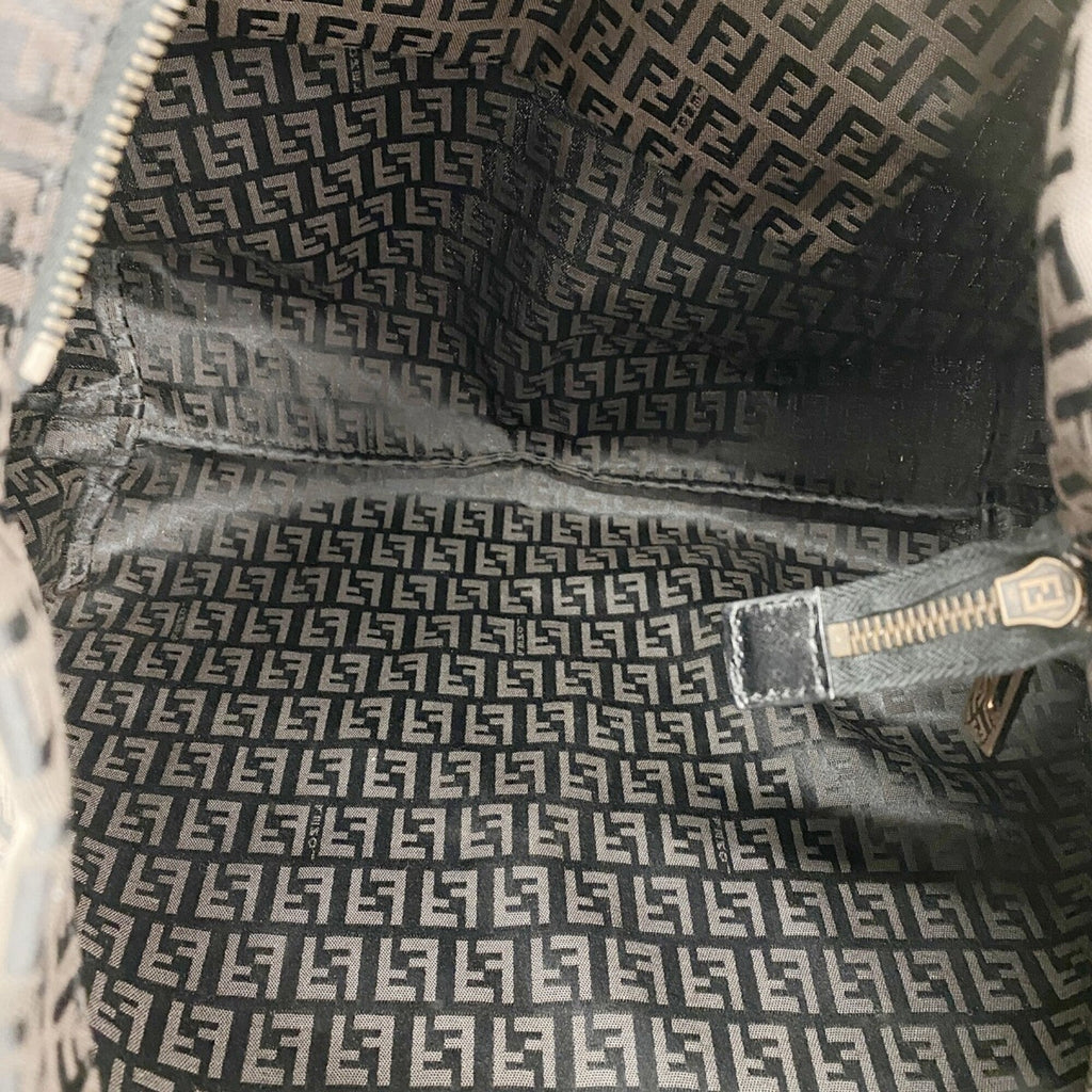 Fendi Brown Nylon Canvas Tote Bag (Pre-Owned)