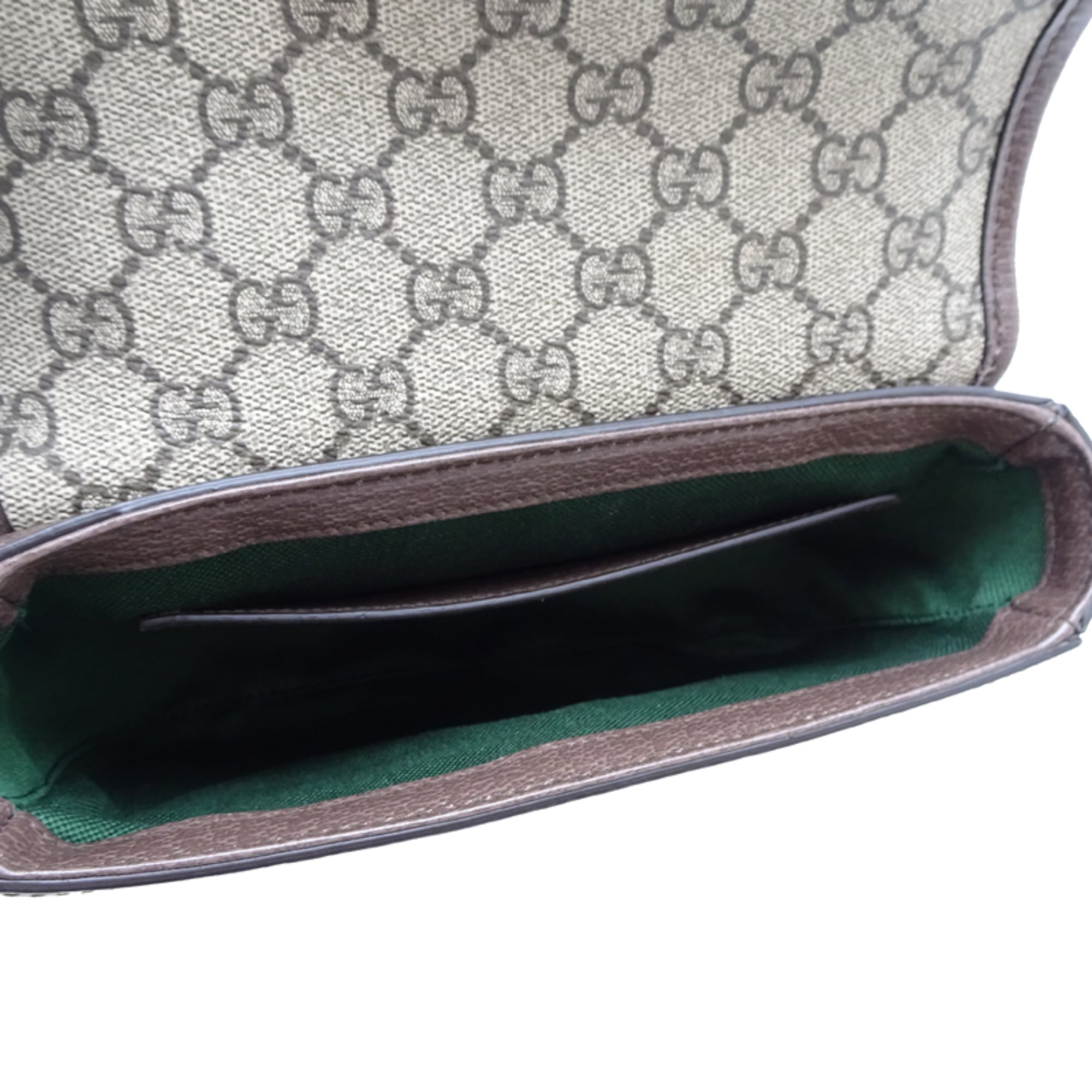 Gucci Beige Gg Supreme Shoulder Bag (Pre-Owned)