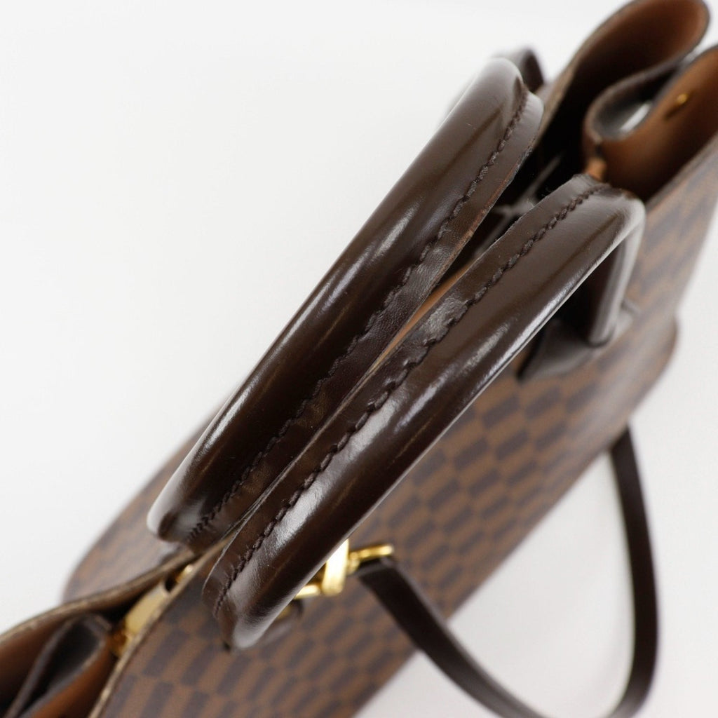 Louis Vuitton Brown Damier Canvas Handbag (Pre-Owned)