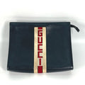 Gucci Black Leather Clutch Bag Pouch (Pre-Owned)