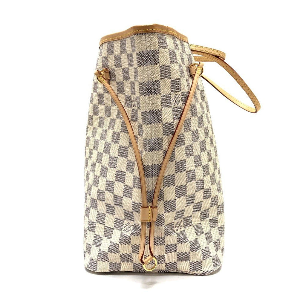 Louis Vuitton Azur White Damier Azur Shoulder Bag Tote Bag (Pre-Owned)