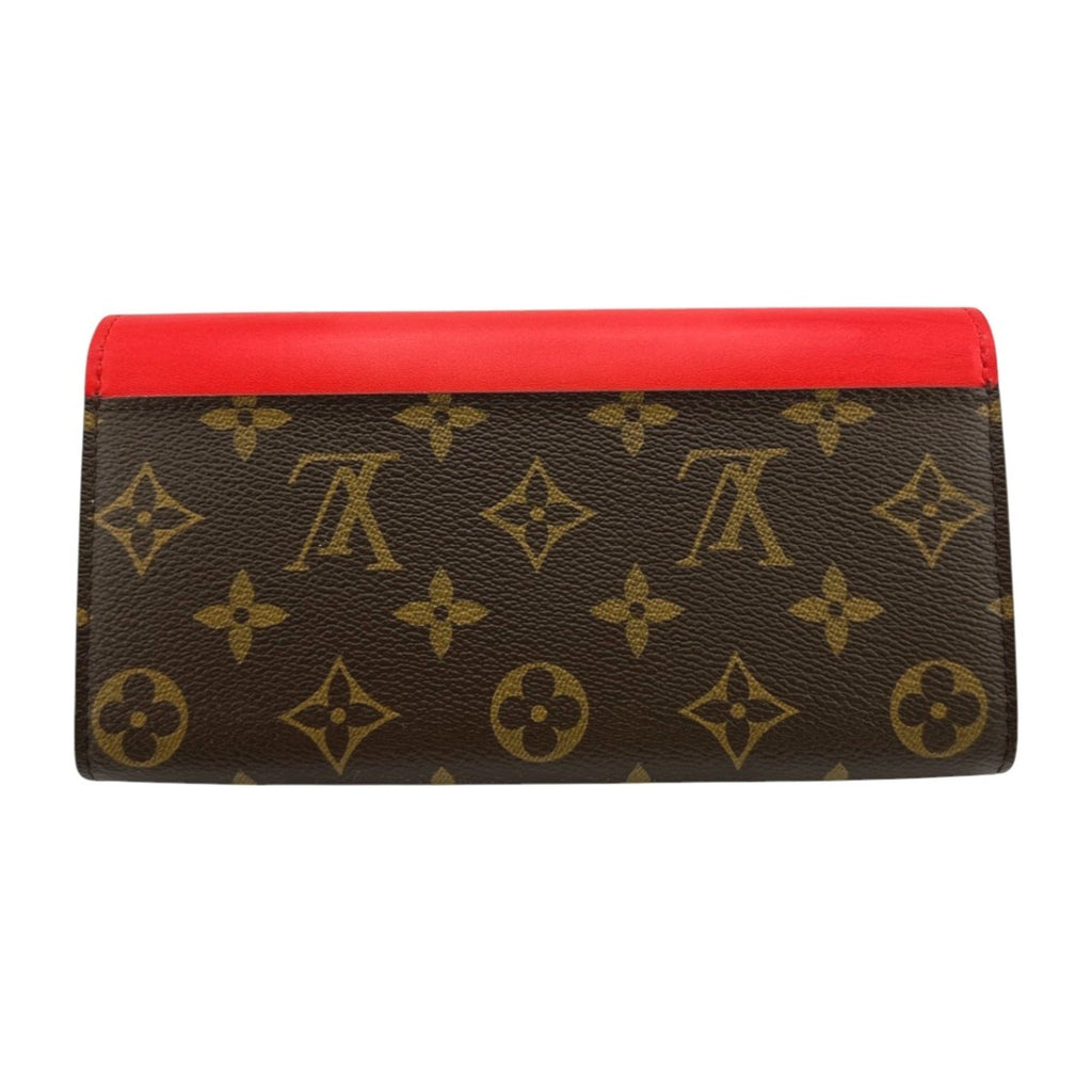 Louis Vuitton Monogram Brown Monogram Long Wallet (Bi-Fold) (Pre-Owned)
