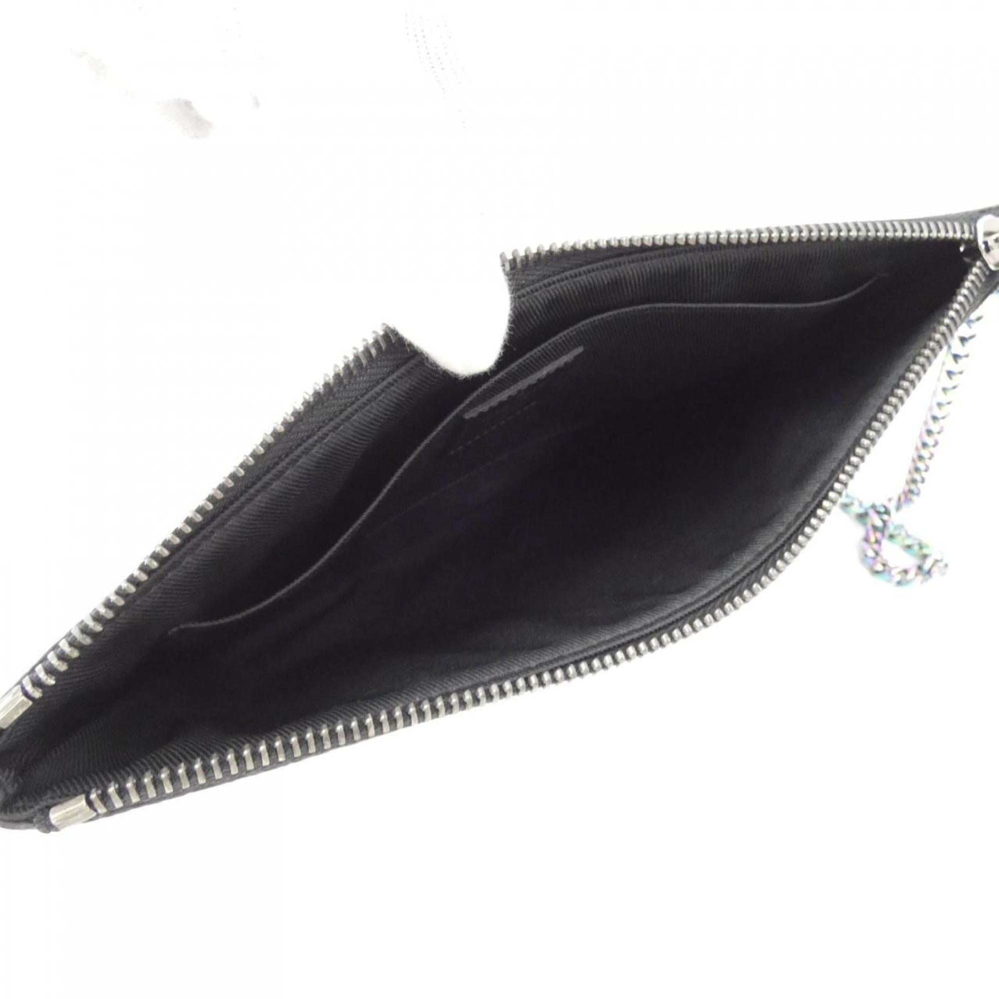 Louis Vuitton Black Coated Canvas Pouch (Pre-Owned)
