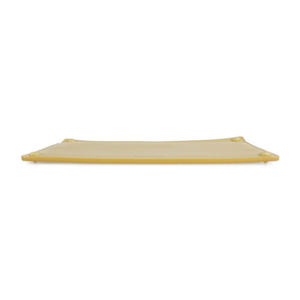 Fendi Cream Yellow Leather Pouch (Pre-Owned)