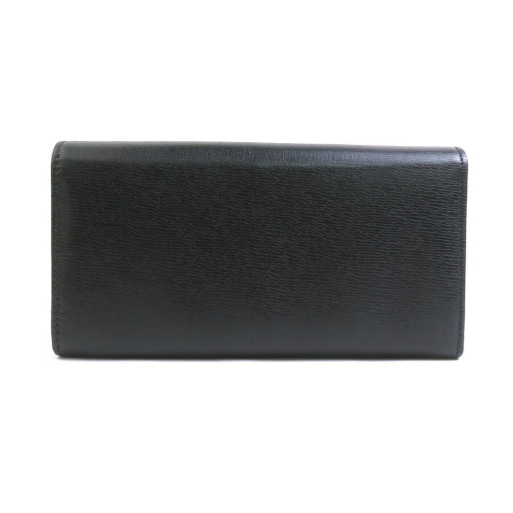Gucci Black Leather Long Wallet (Bi-Fold) (Pre-Owned)