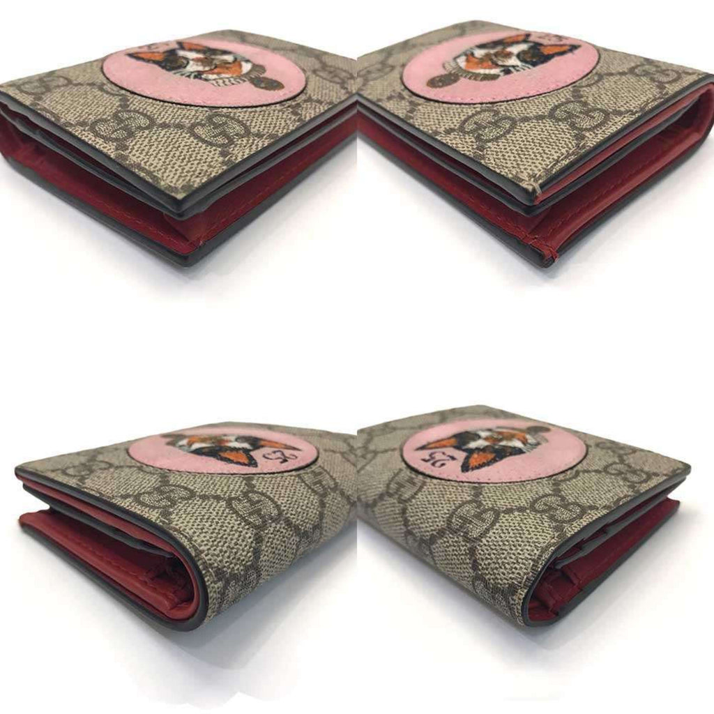 Gucci Gg Supreme Beige Gg Supreme Wallet (Bi-Fold) (Pre-Owned)
