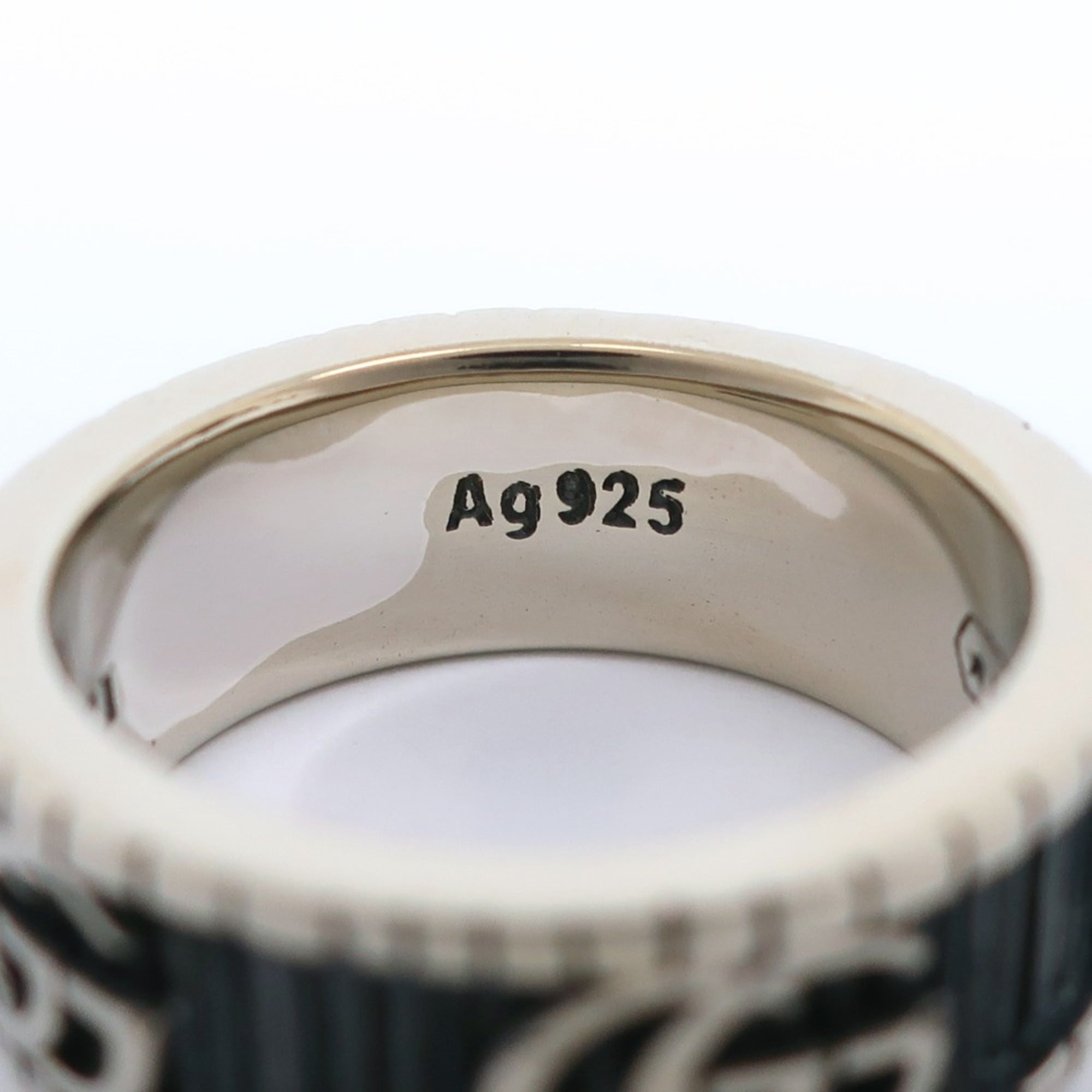 Gucci Silver Silver 925 Band Ring (Pre-Owned)