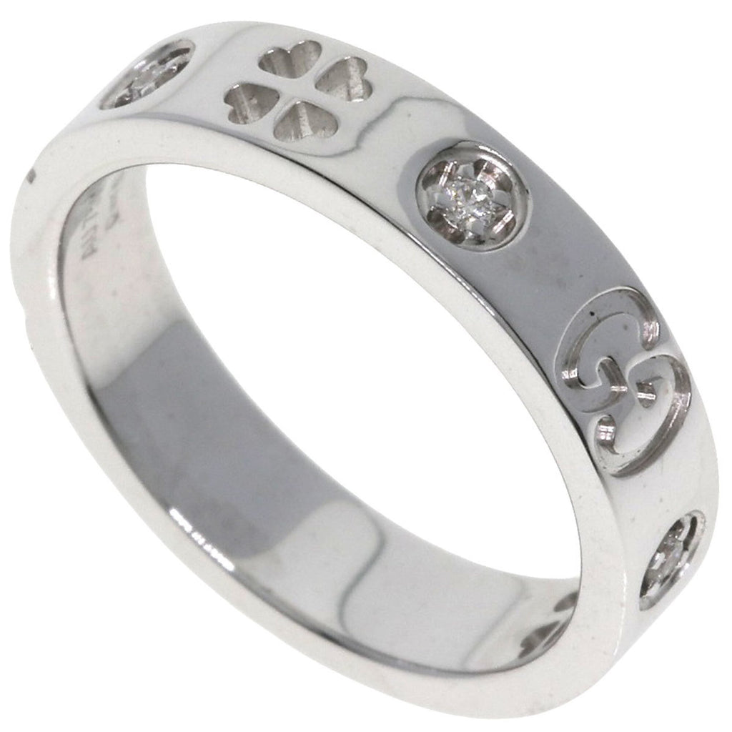 Gucci White Gold White Gold (18K) Band Ring (Pre-Owned)