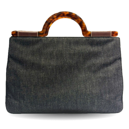 Chanel Navy Denim Handbag (Pre-Owned)