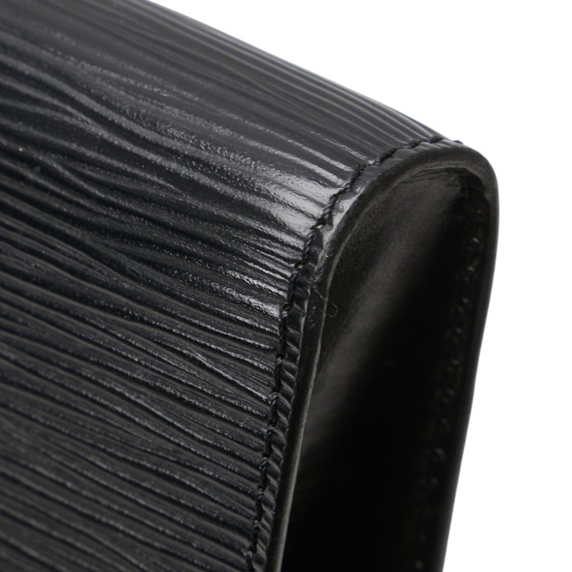 Louis Vuitton Epi Black Noir Leather Shoulder Bag (Pre-Owned)