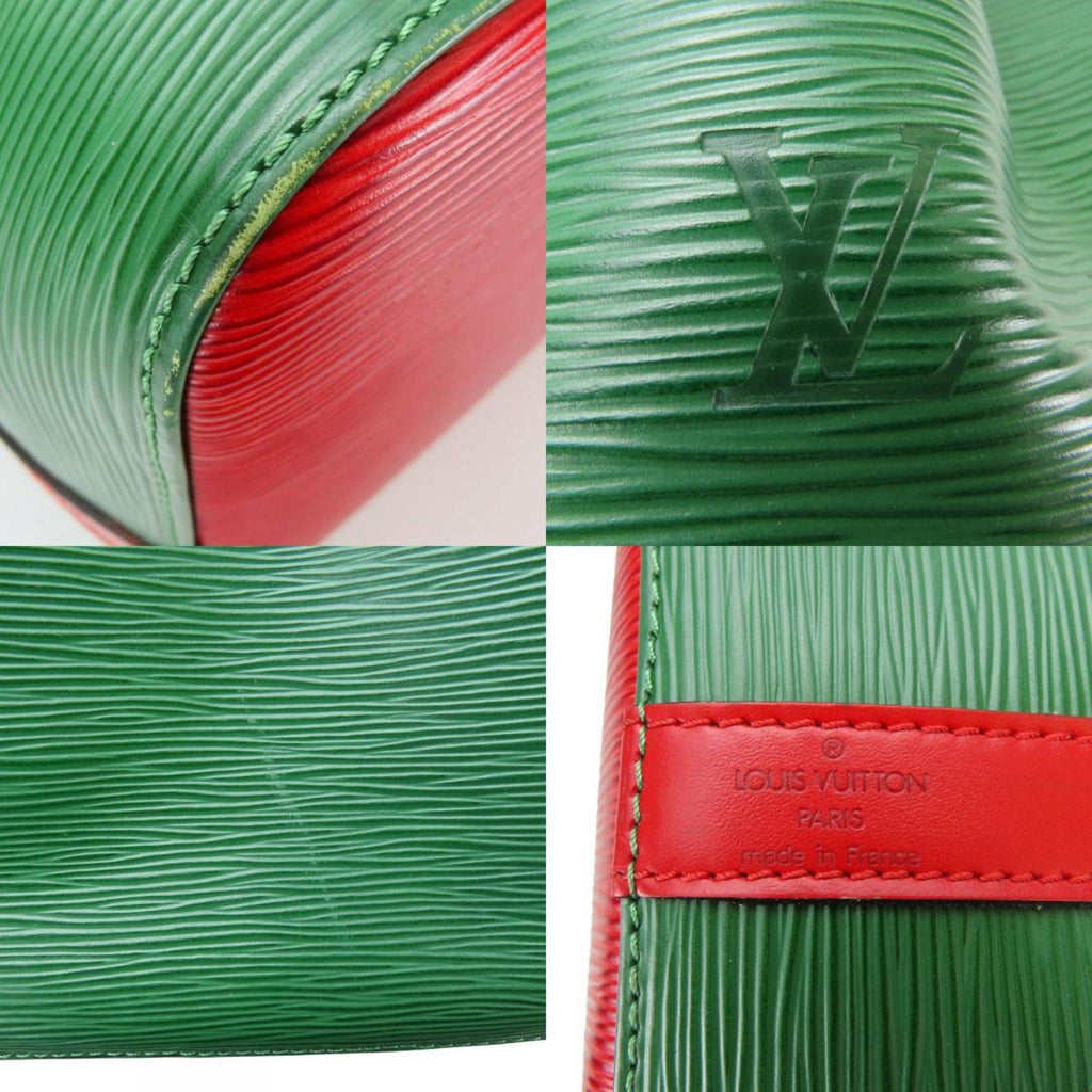 Louis Vuitton Epi Green Red Color Epi Leather Shoulder Bag (Pre-Owned)