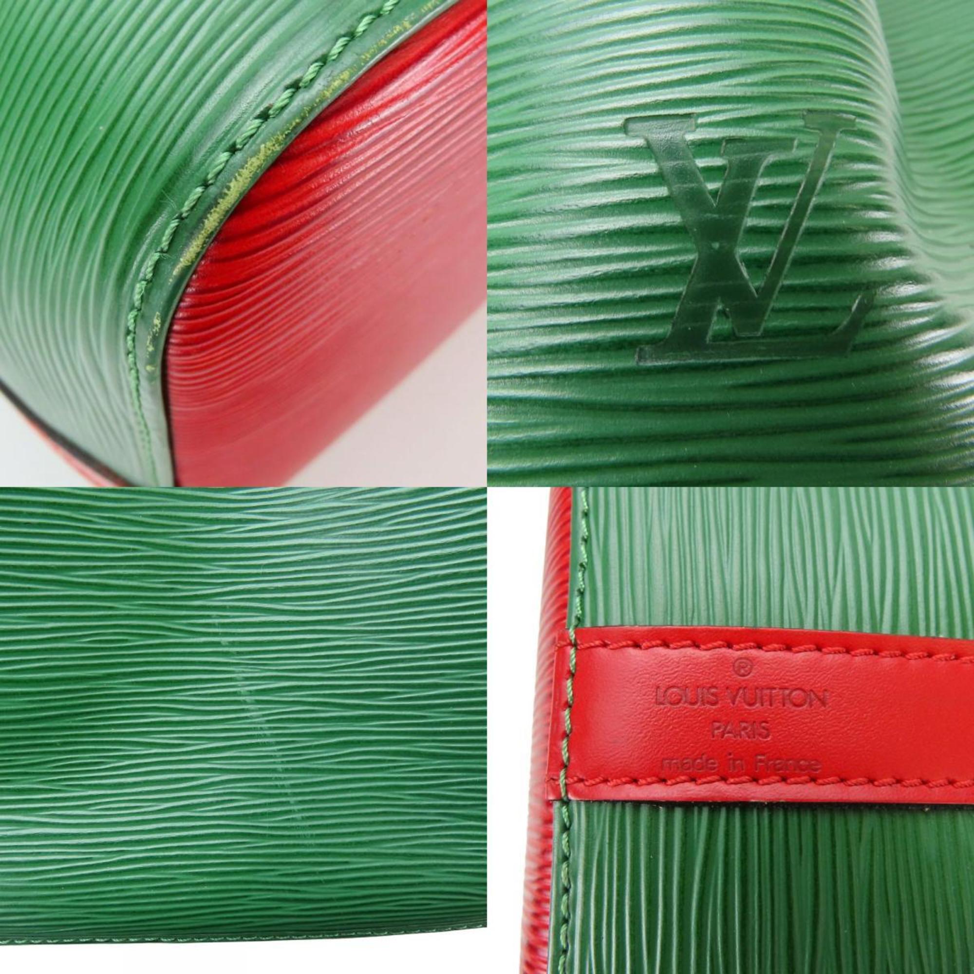 Louis Vuitton Epi Green Red Color Epi Leather Shoulder Bag (Pre-Owned)