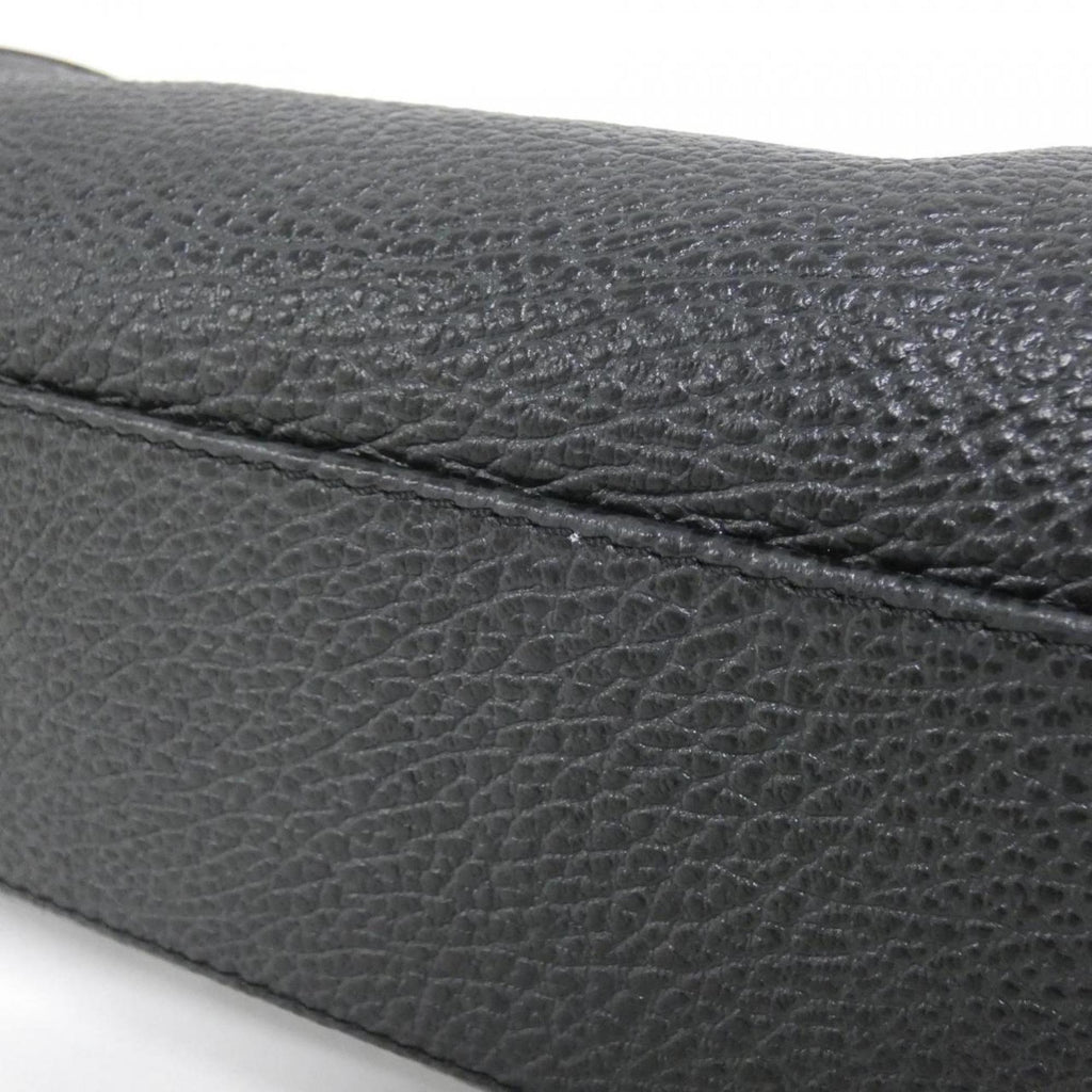 Louis Vuitton Black Leather Handbag (Pre-Owned)