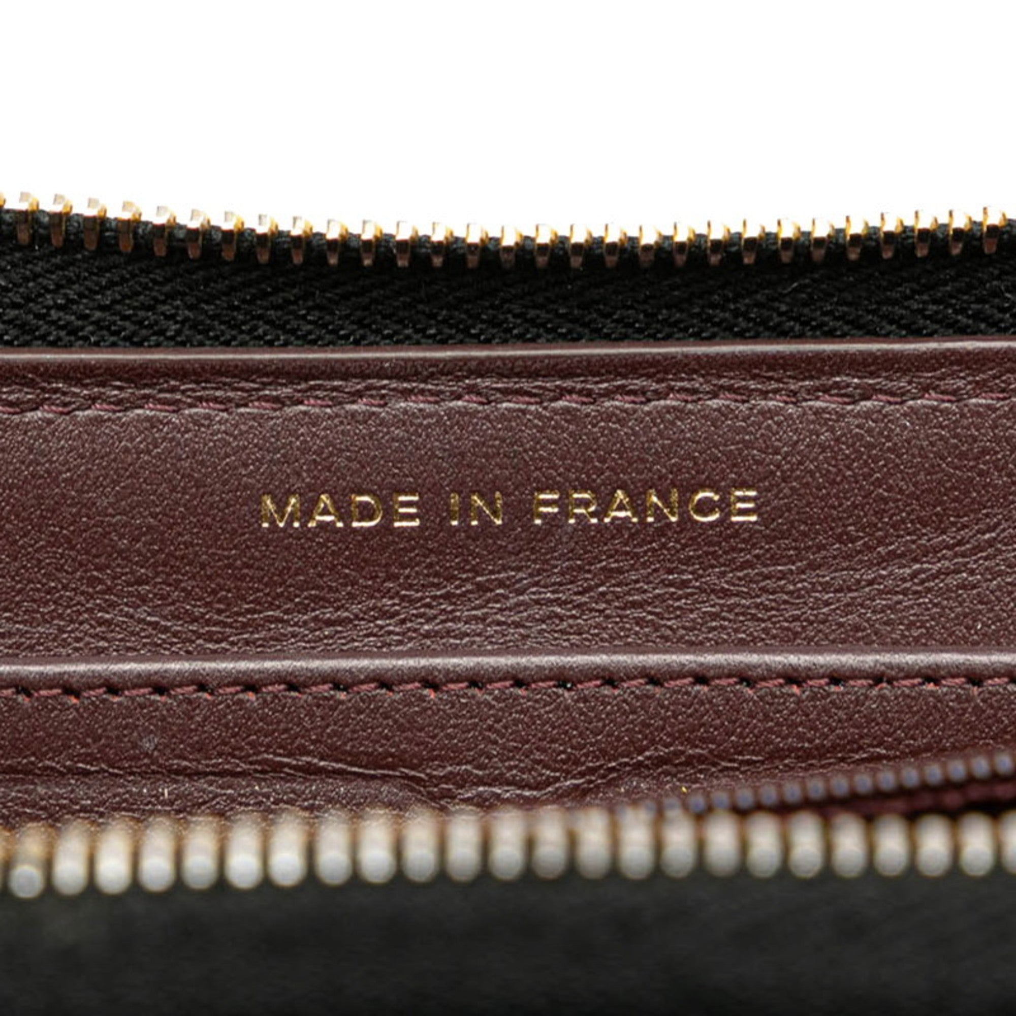 Chanel Black Grained Calfskin Long Wallet (Bi-Fold) (Pre-Owned)