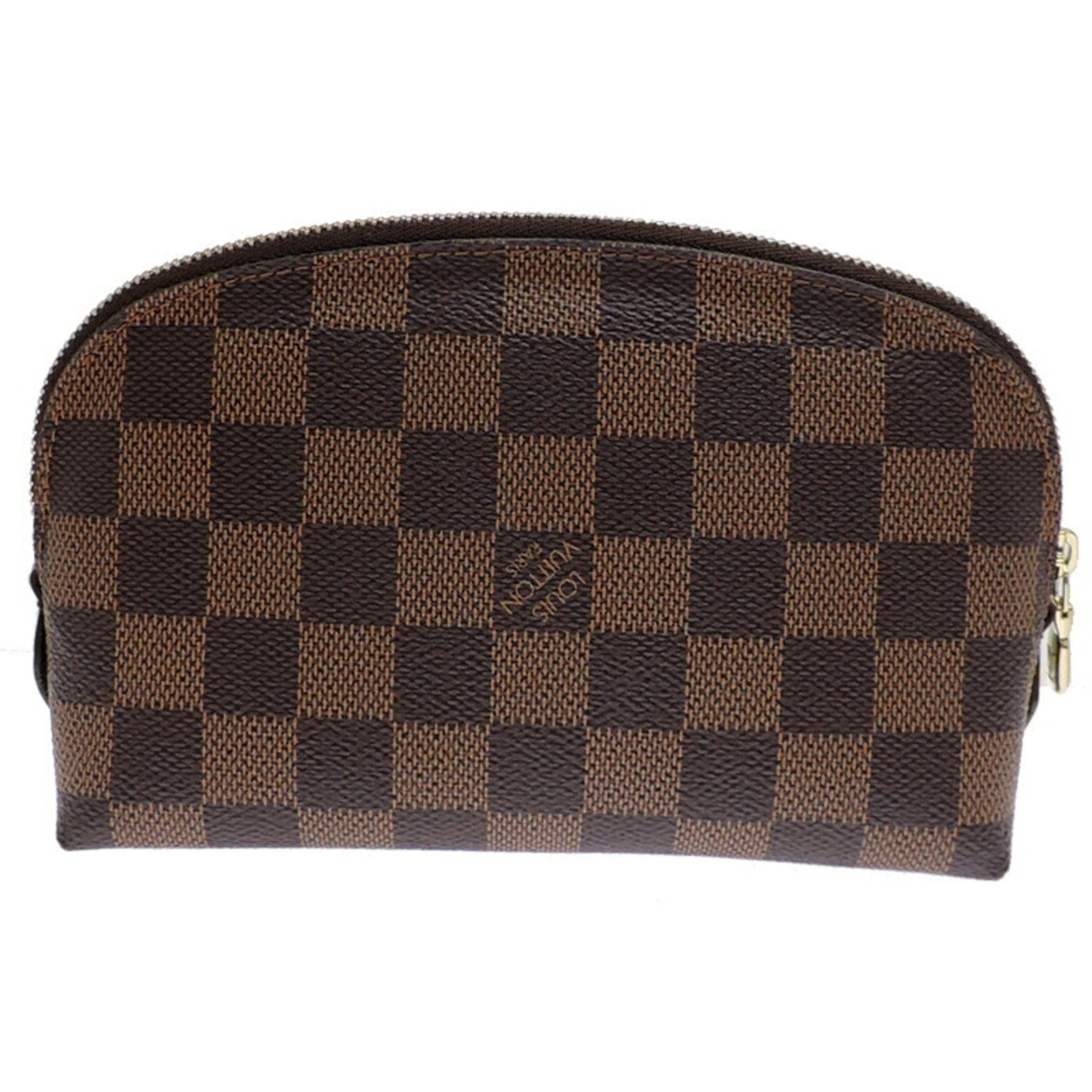 Louis Vuitton Brown Ebene Damier Canvas Pochette Pouch (Pre-Owned)