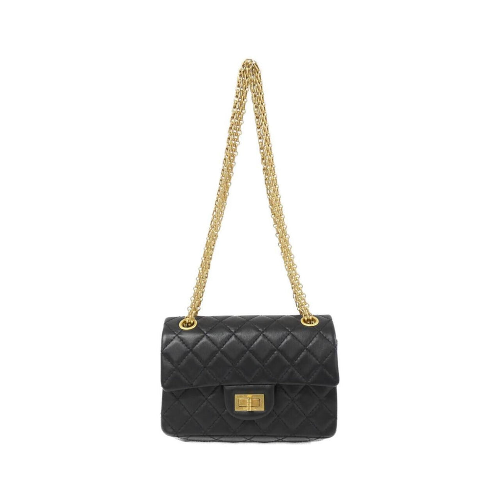 Chanel Black Leather Shoulder Bag (Pre-Owned)