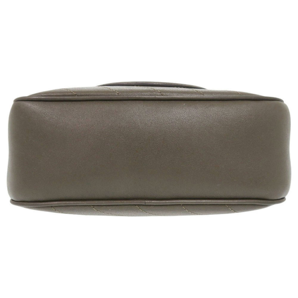 Gucci Brown Leather Shoulder Bag (Pre-Owned)