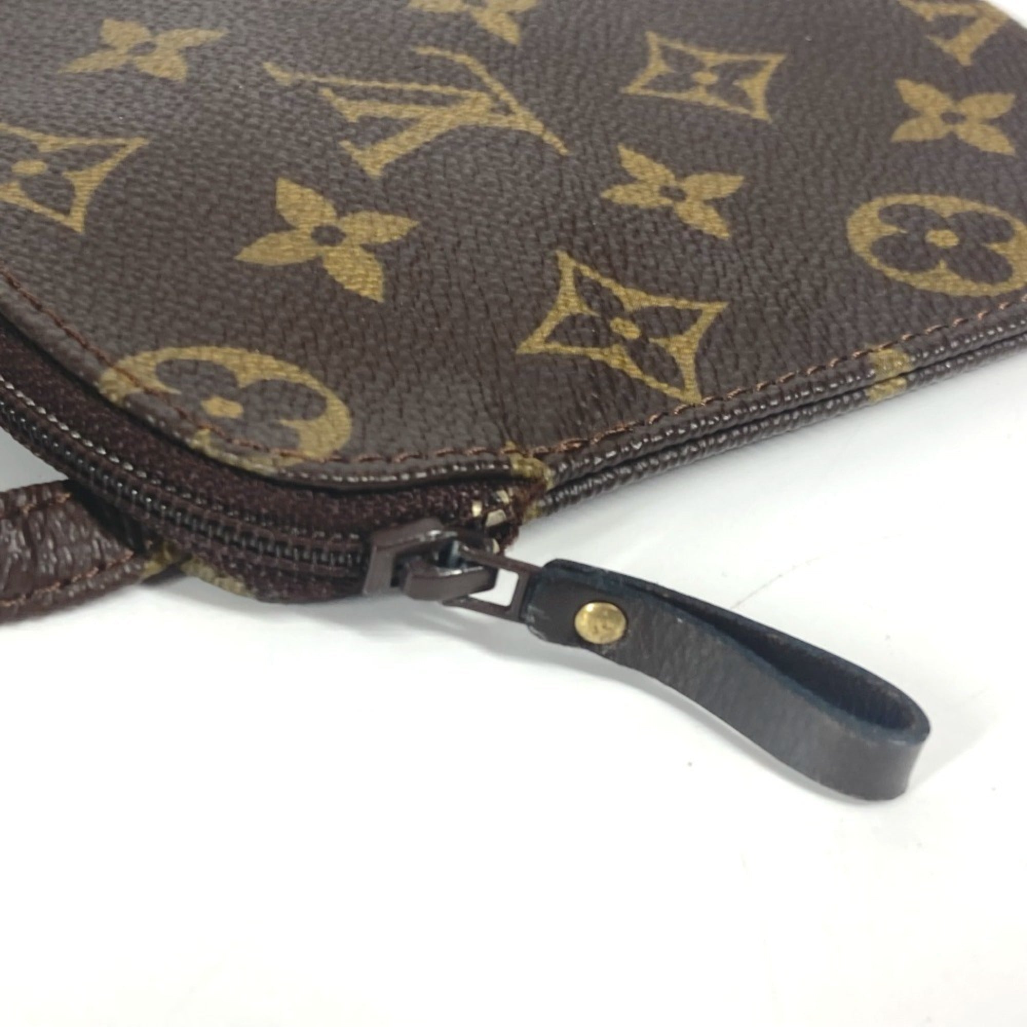 Louis Vuitton Monogram Brown Monogram Pochette Shoulder Bag (Pre-Owned)