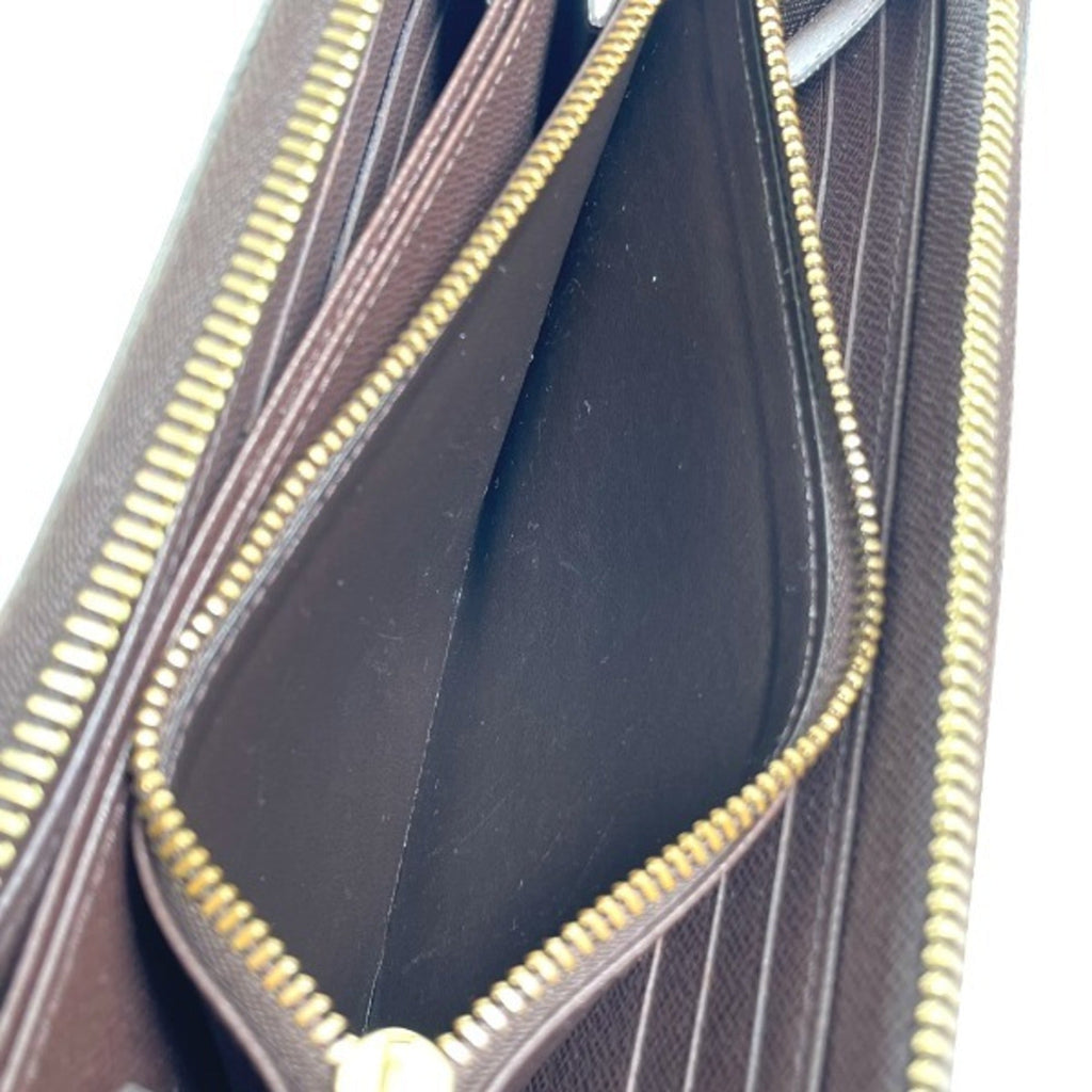 Louis Vuitton Brown Damier Canvas Long Wallet (Bi-Fold) (Pre-Owned)