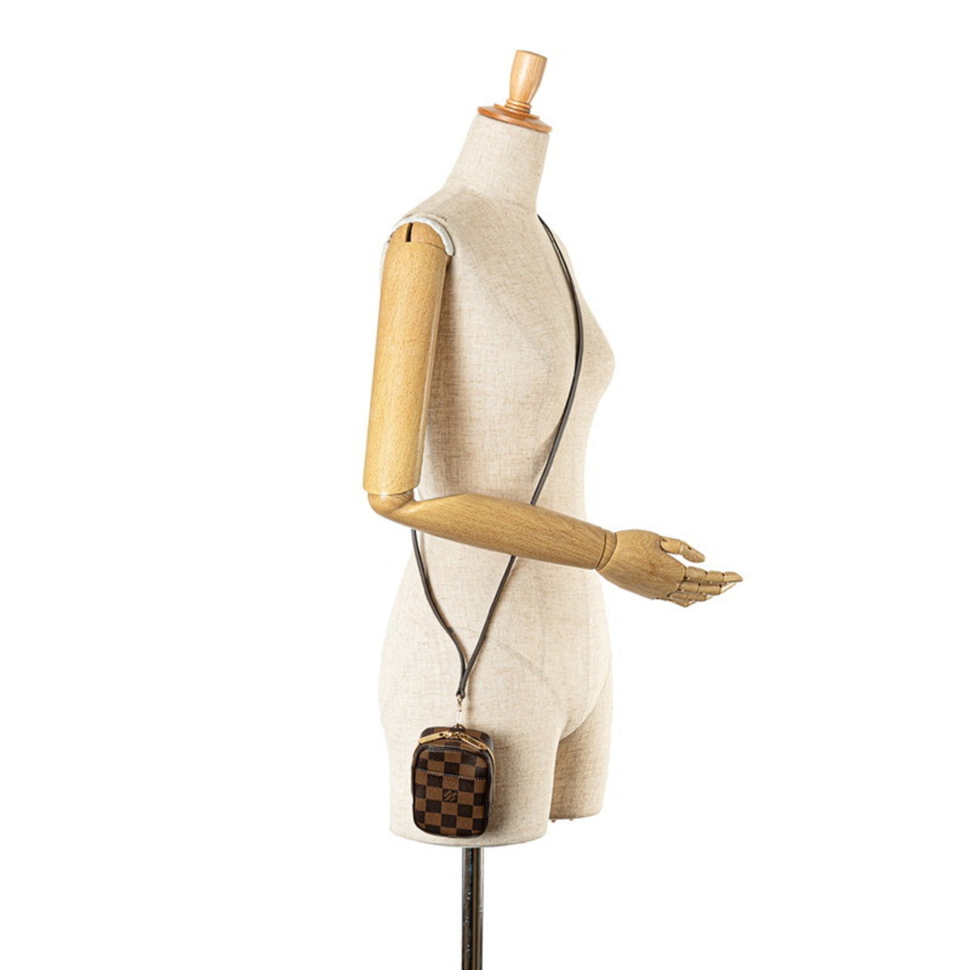 Louis Vuitton Brown Pvc Leather Shoulder Bag (Pre-Owned)